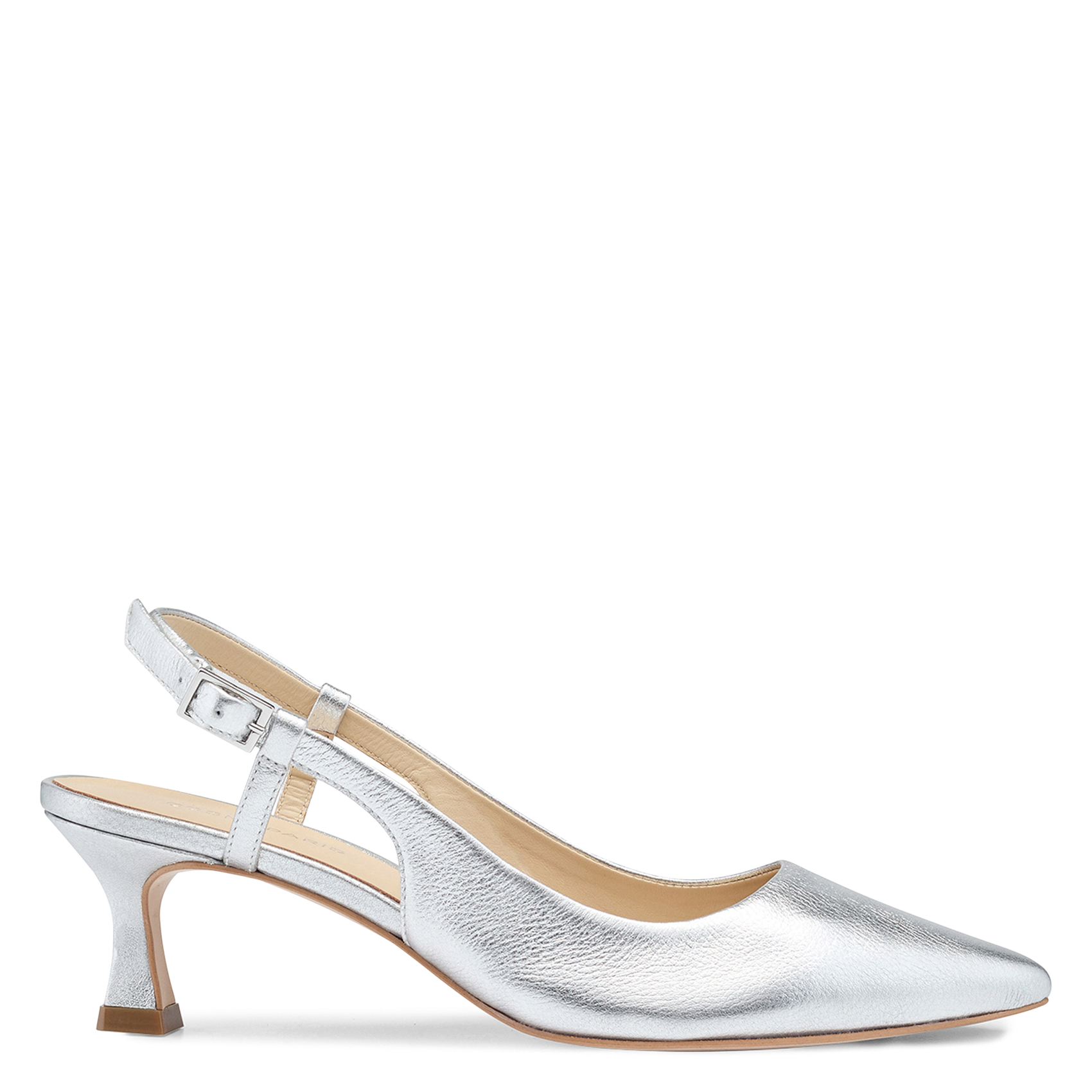 Escarpins en cuir métallisé COSMOPARIS Argent