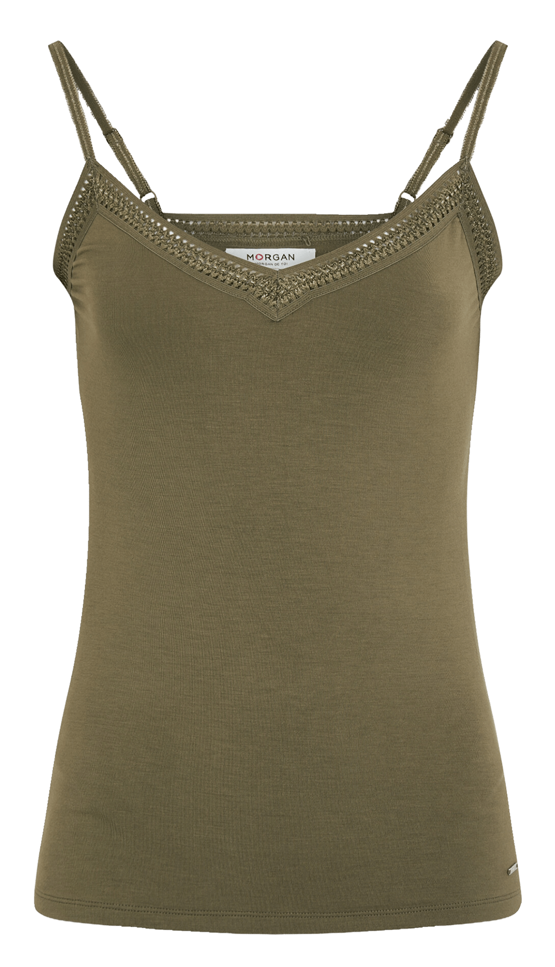Débardeur col V  MORGAN Vert