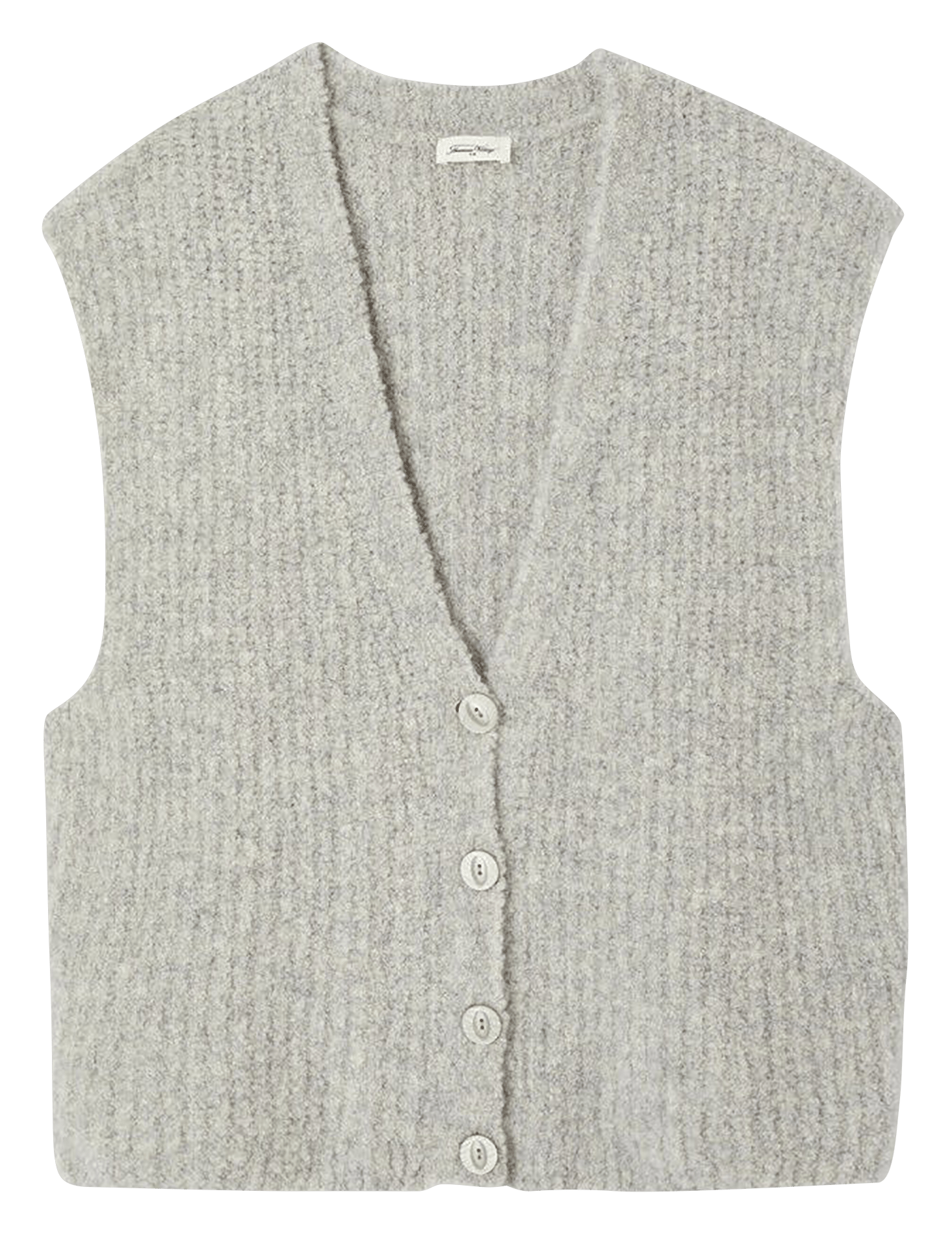Gilet oversize en laine mélangée AMERICAN VINTAGE Gris