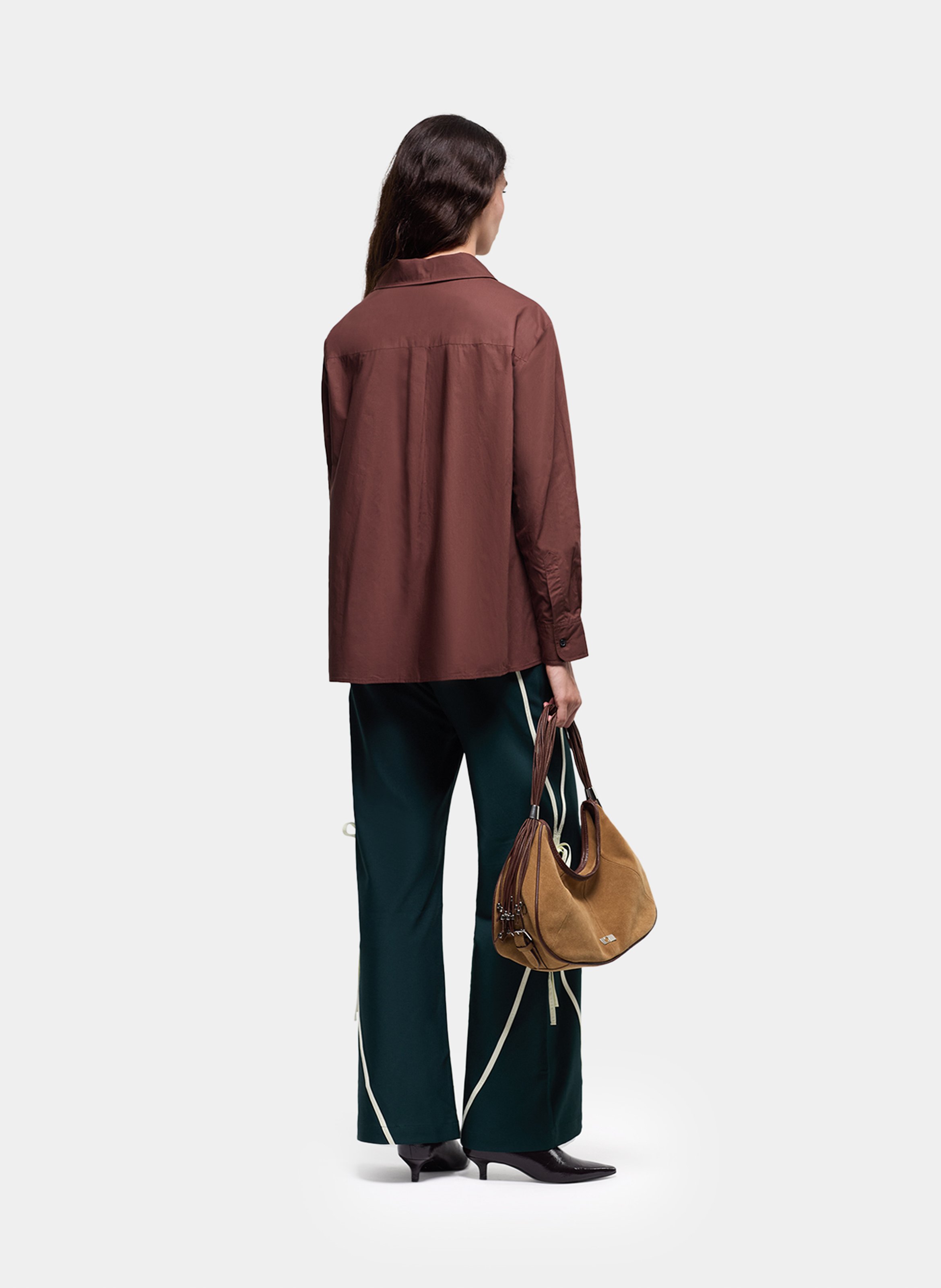 Sac porté  épaule en coton LAAGAM Beige