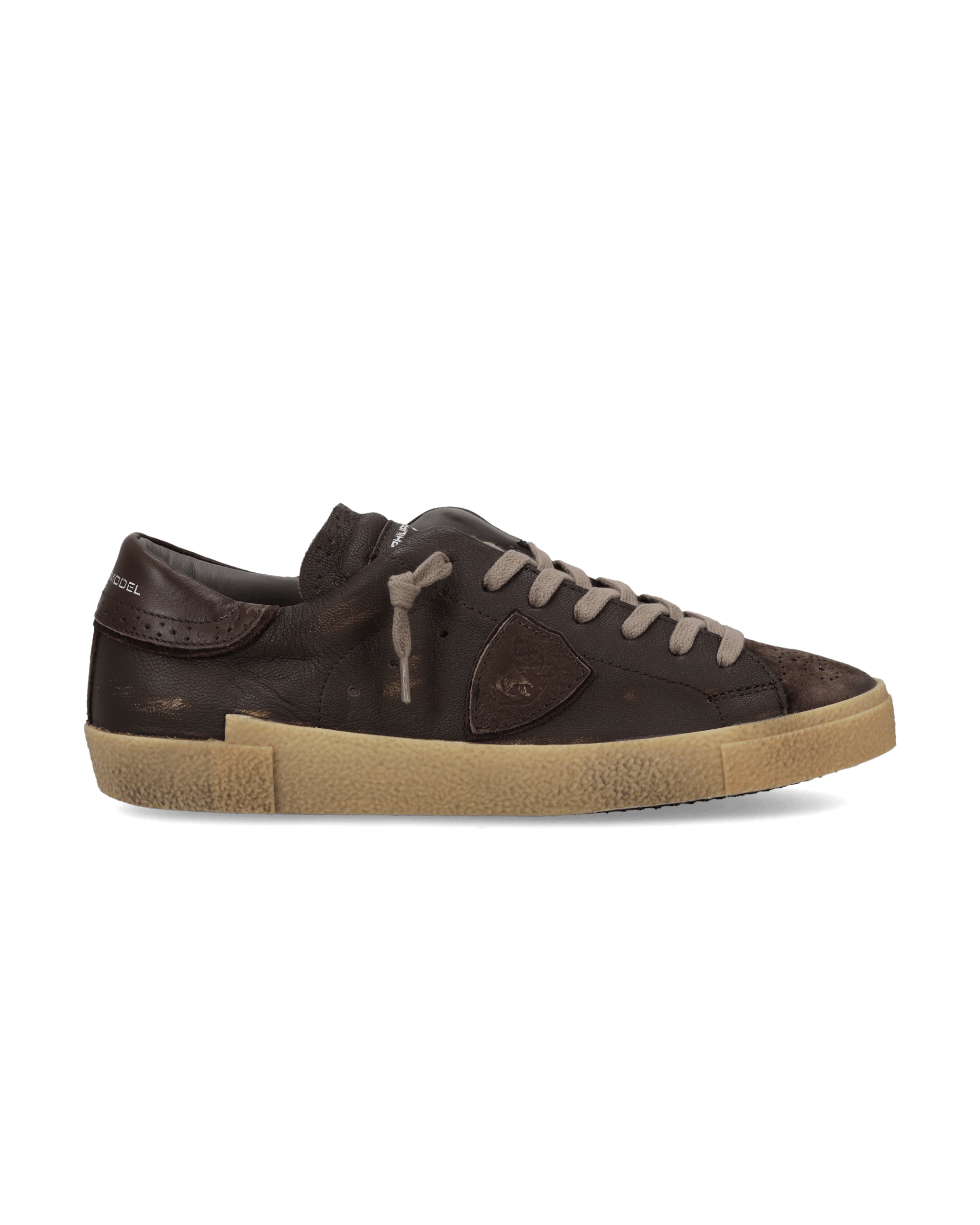 Tennis sneakers. PHILIPPE MODEL Brown