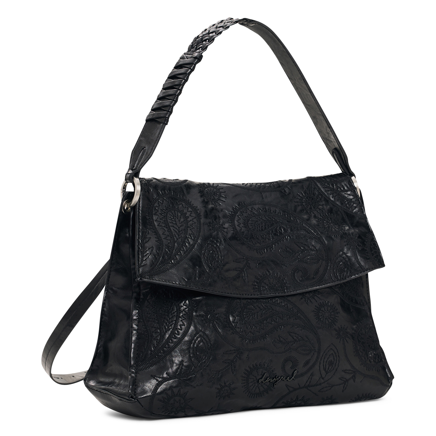 Sac à dos brodé DESIGUAL Noir