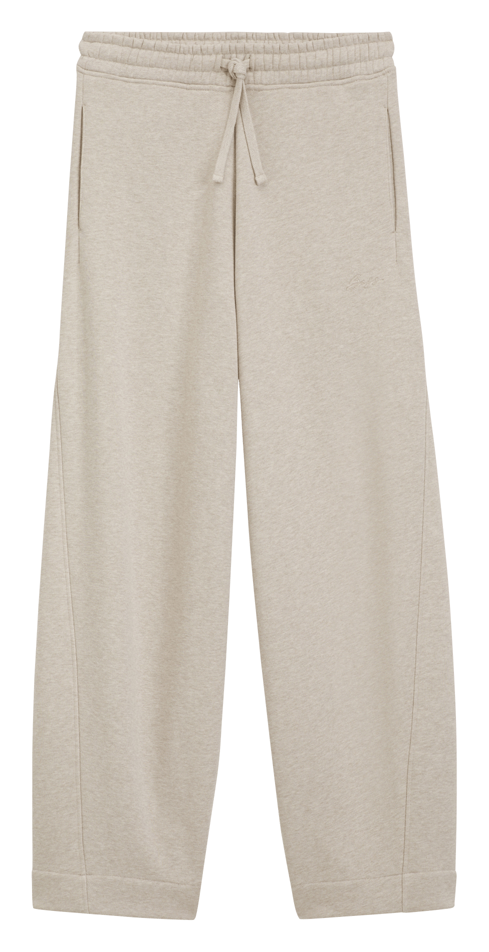 Straight-leg cotton-blend pants BOSS Khaki