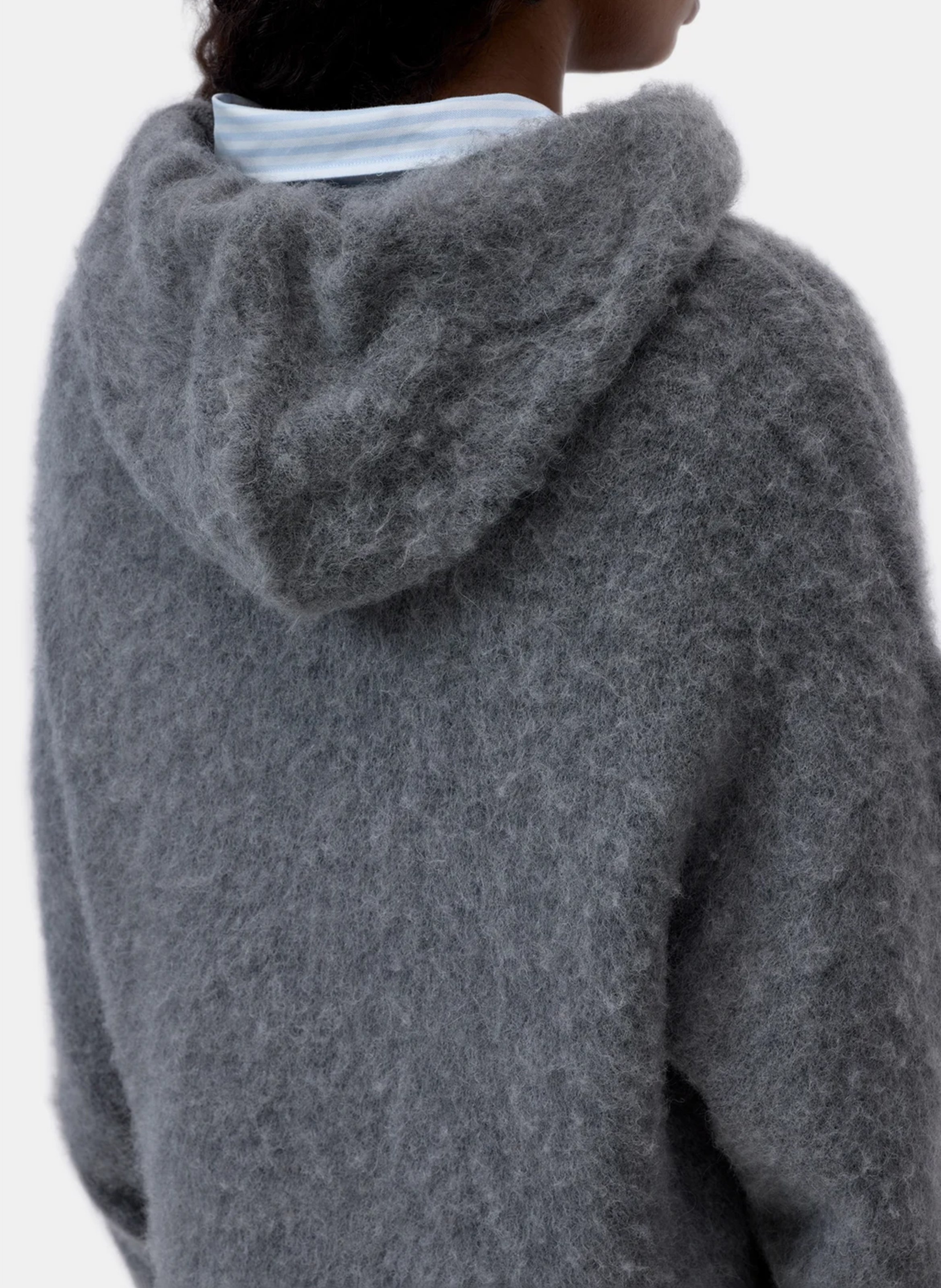 Hoodie met strik CLOSED Grijs
