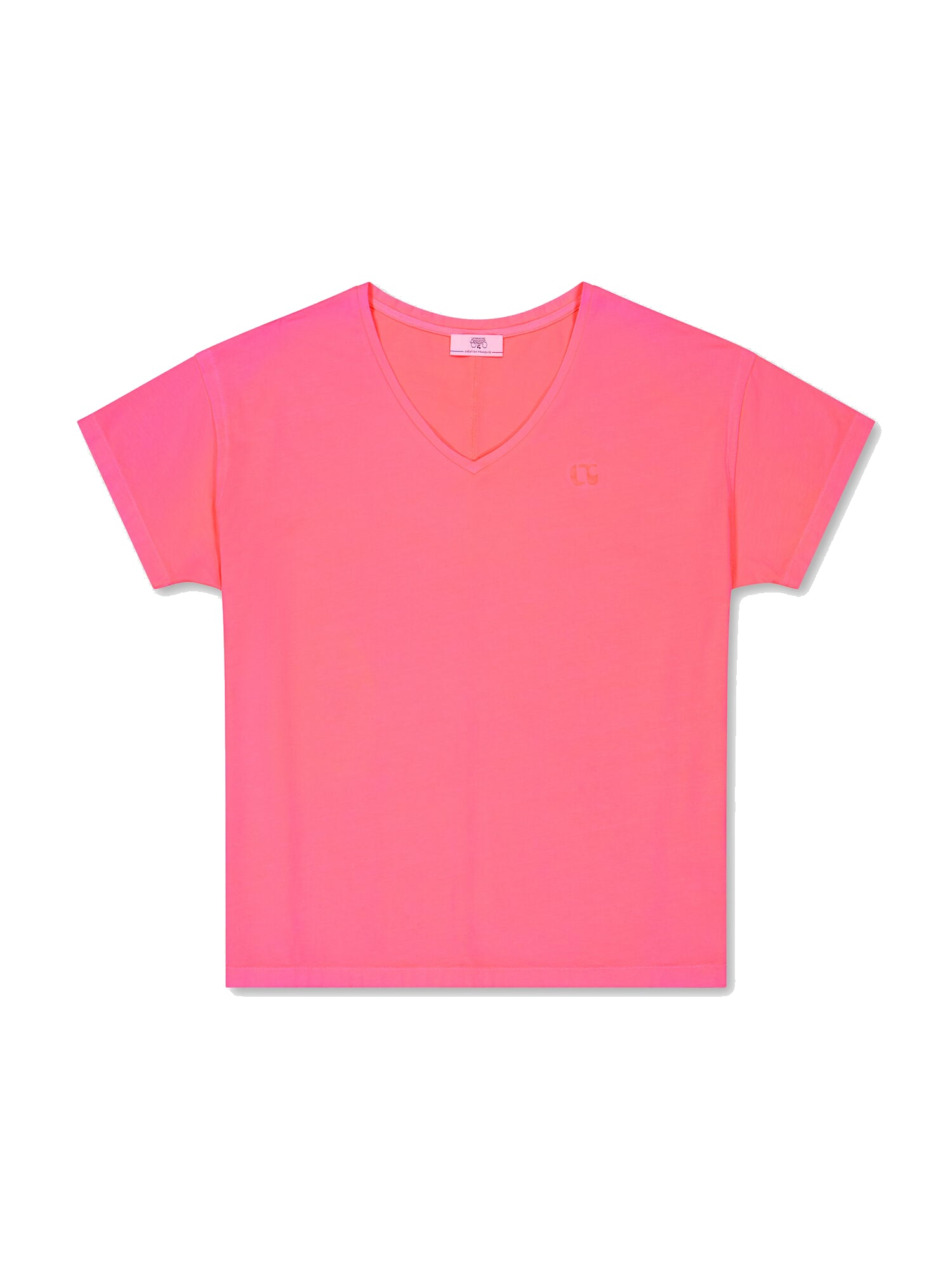 V-neck T-shirt LE TEMPS DES CERISES Pink
