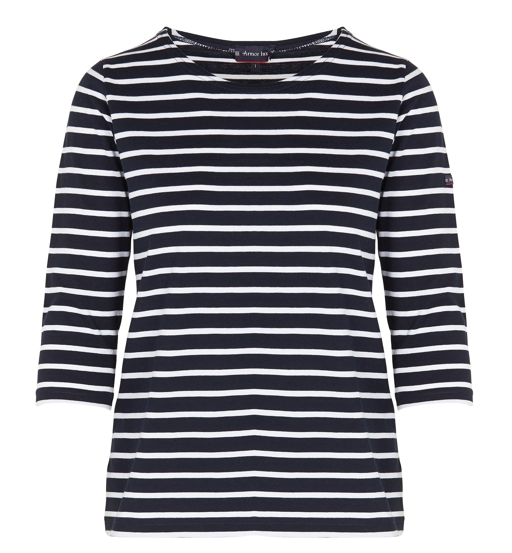 Round-neck light jersey Breton top ARMOR LUX