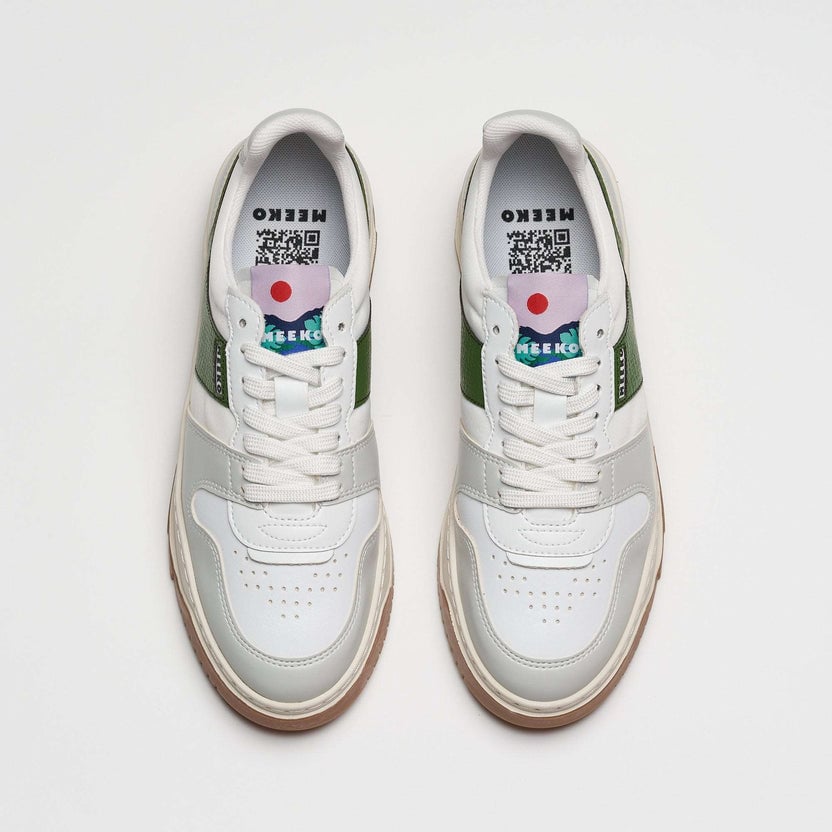 Eco-friendly low-top trainers MEEKO Green