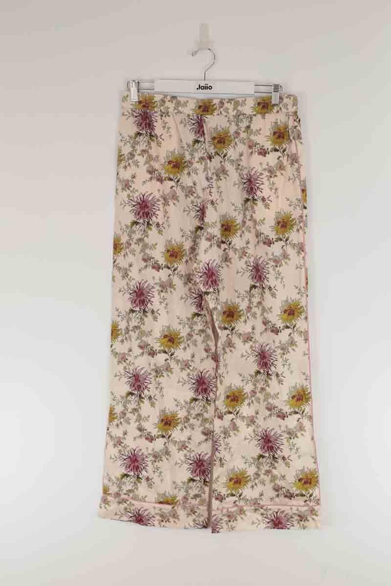 Wide cotton trousers  LK BENNETT - Seconde Main Beige