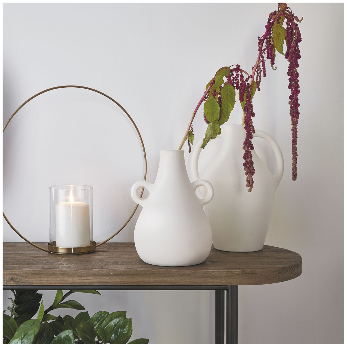 Candleholder BLANC D'IVOIRE Golden