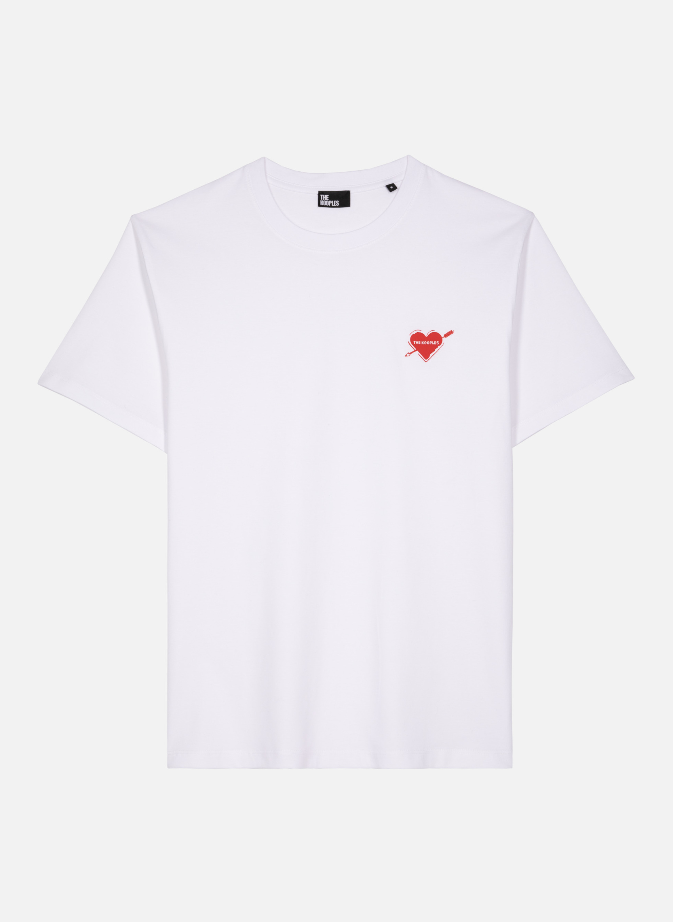 T-shirt with heart flocking THE KOOPLES White