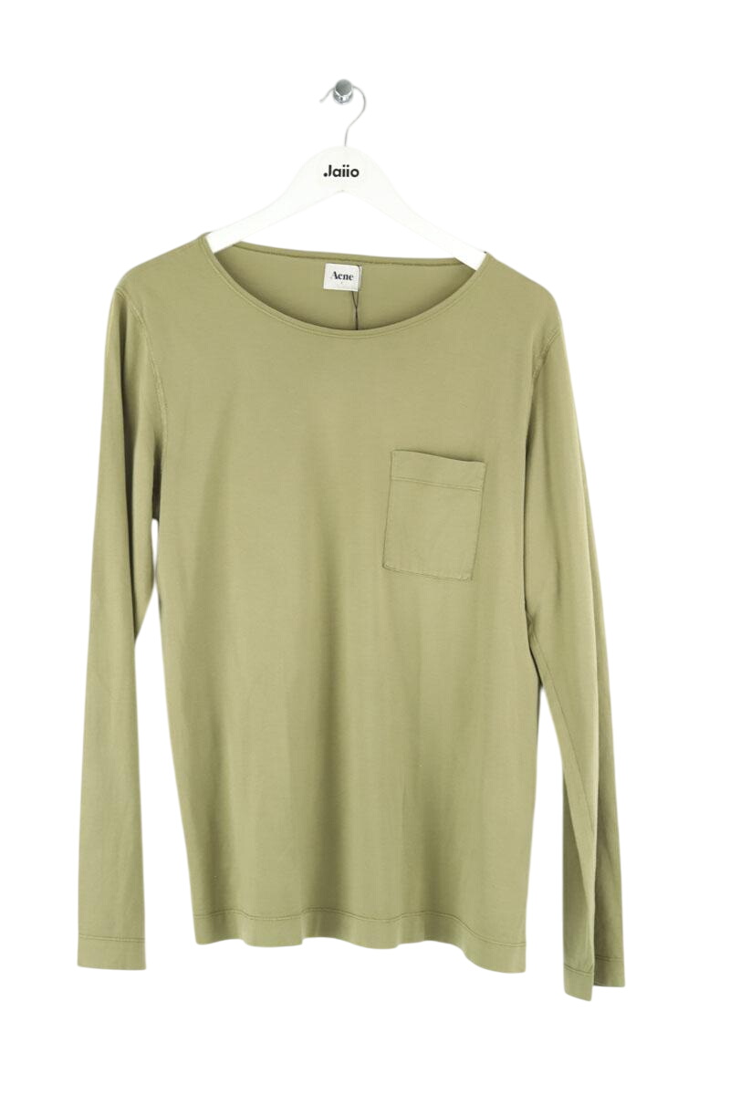 Cotton T-shirt ACNE STUDIOS - Seconde Main Khaki
