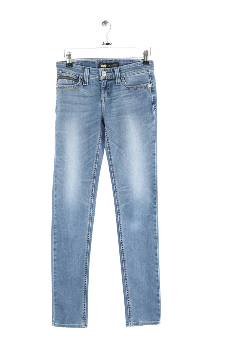 Cotton straight jeans LEVI'S - Seconde main Blue