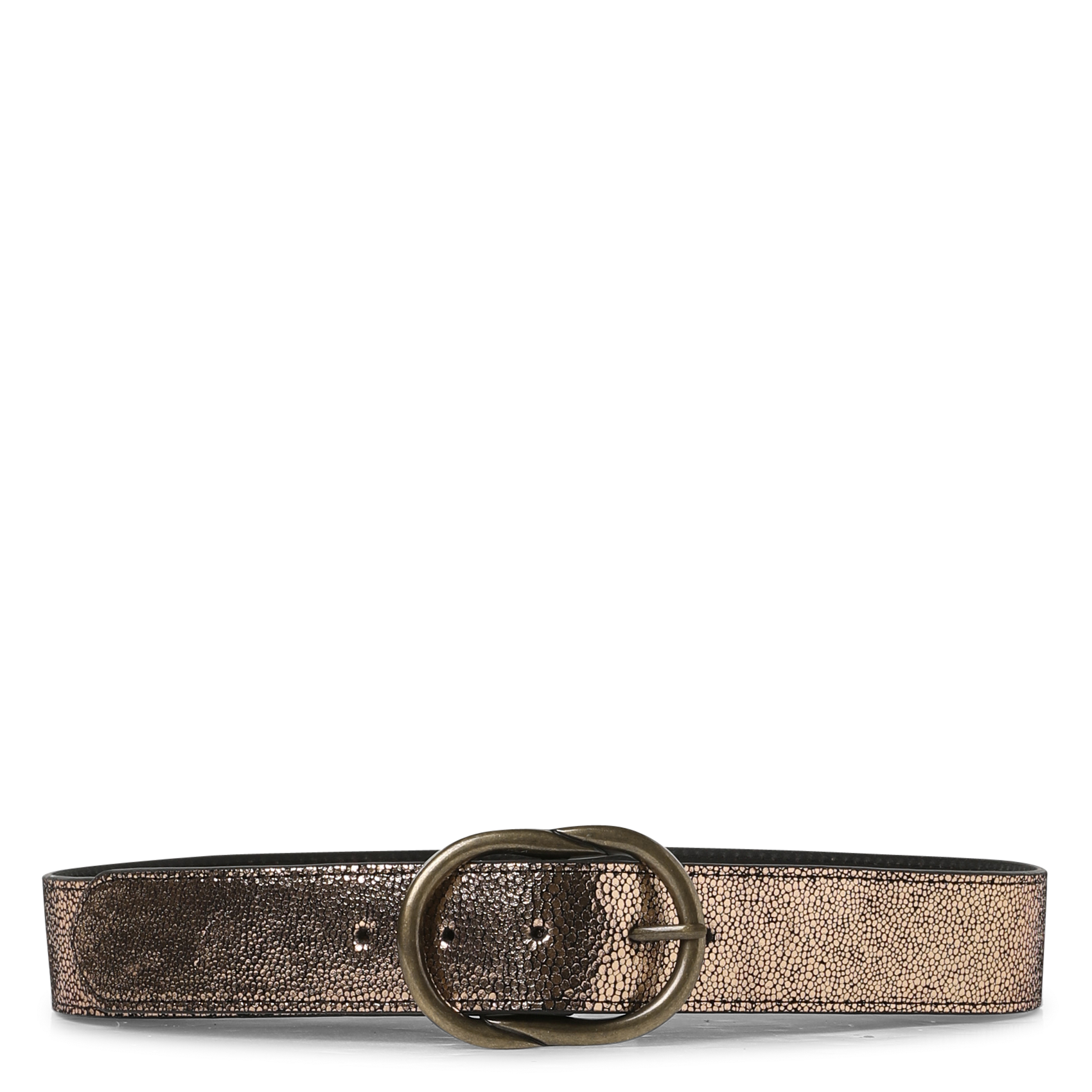 Ceinture en cuir PIECES Marron