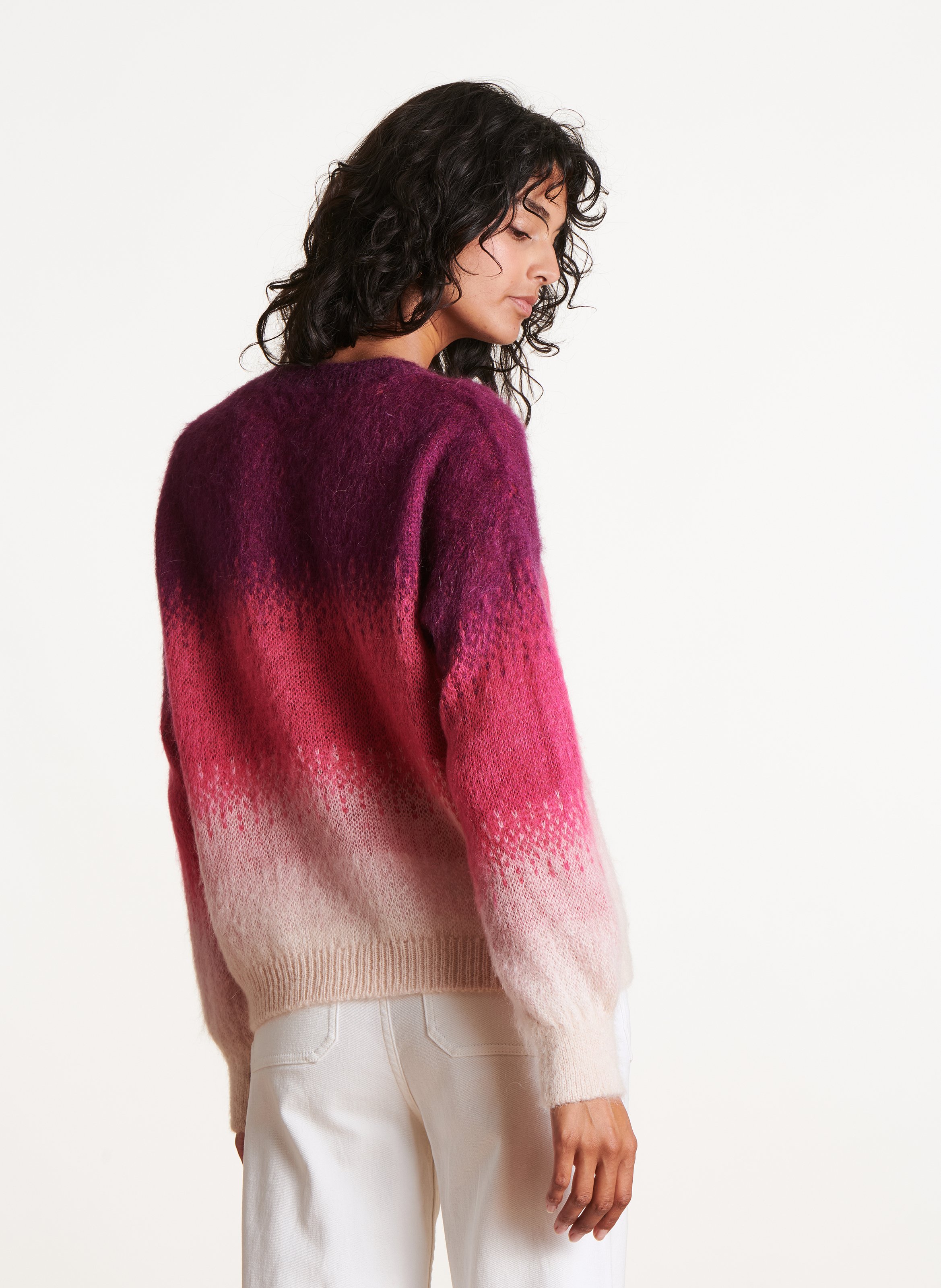 Oversized Striped Sweater LA FEE MARABOUTEE Pink