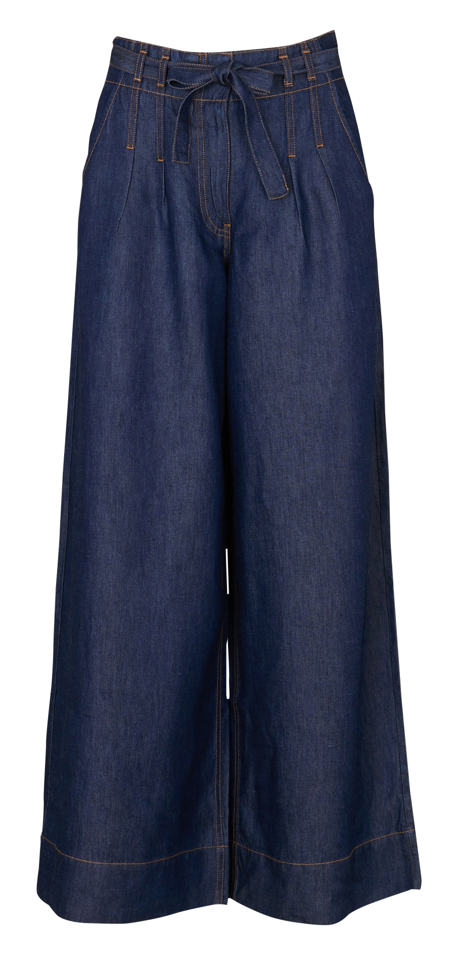 Farbige Straight Cut Jeans mit 5 Taschen IKKS Blau