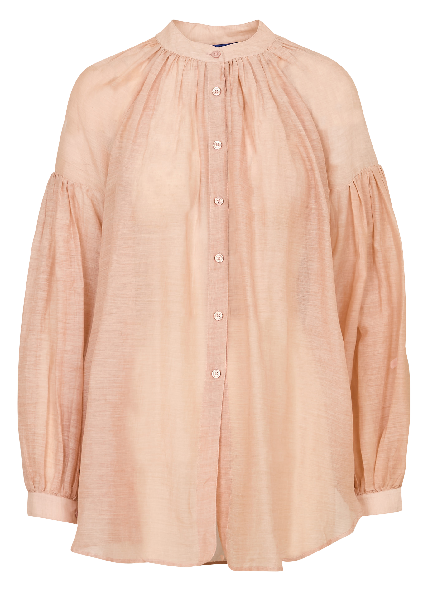 Blouse ample en coton et soie MES DEMOISELLES Rose