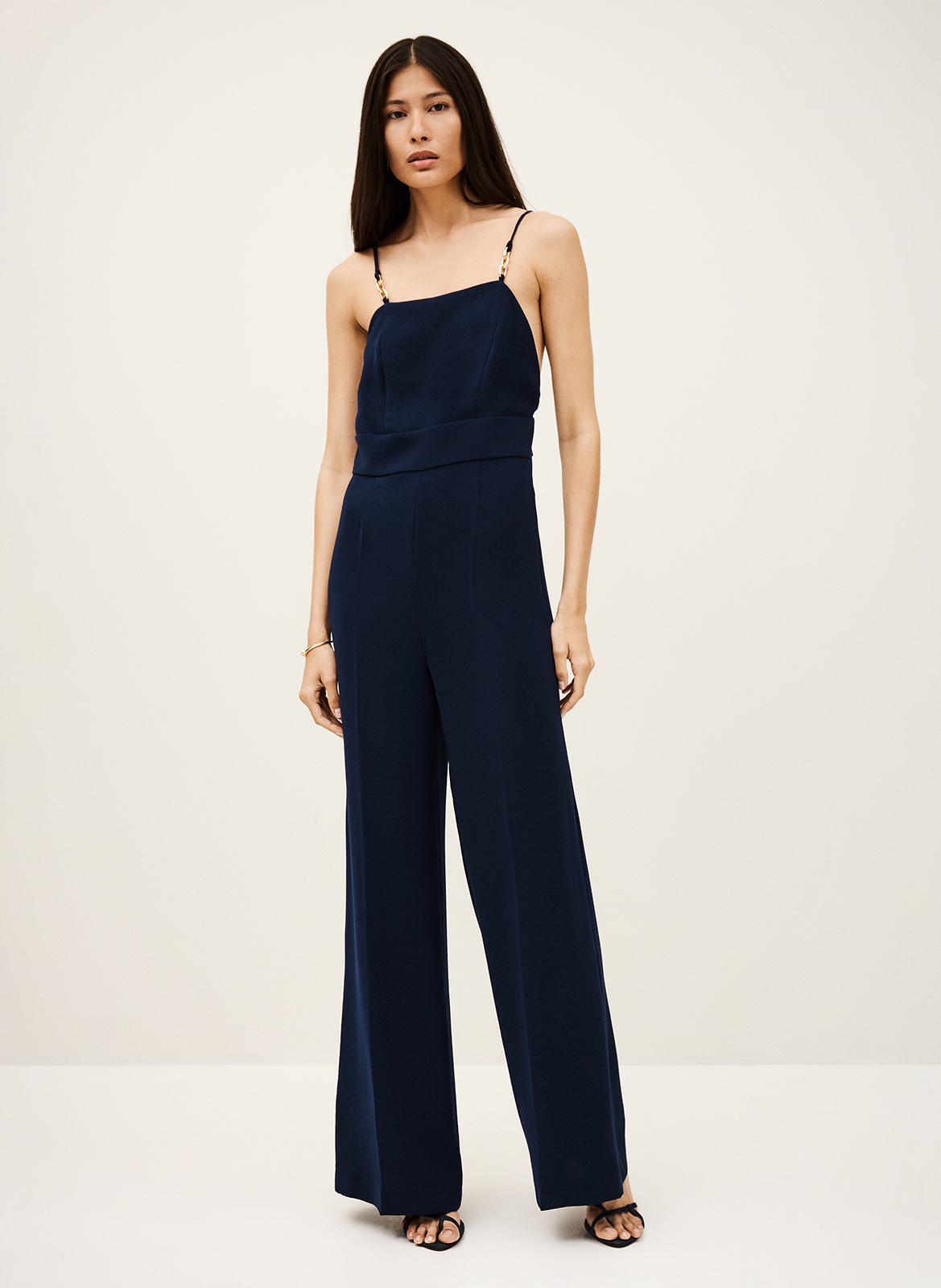 Combinaison à bretelles dos nu  BA&SH Bleu