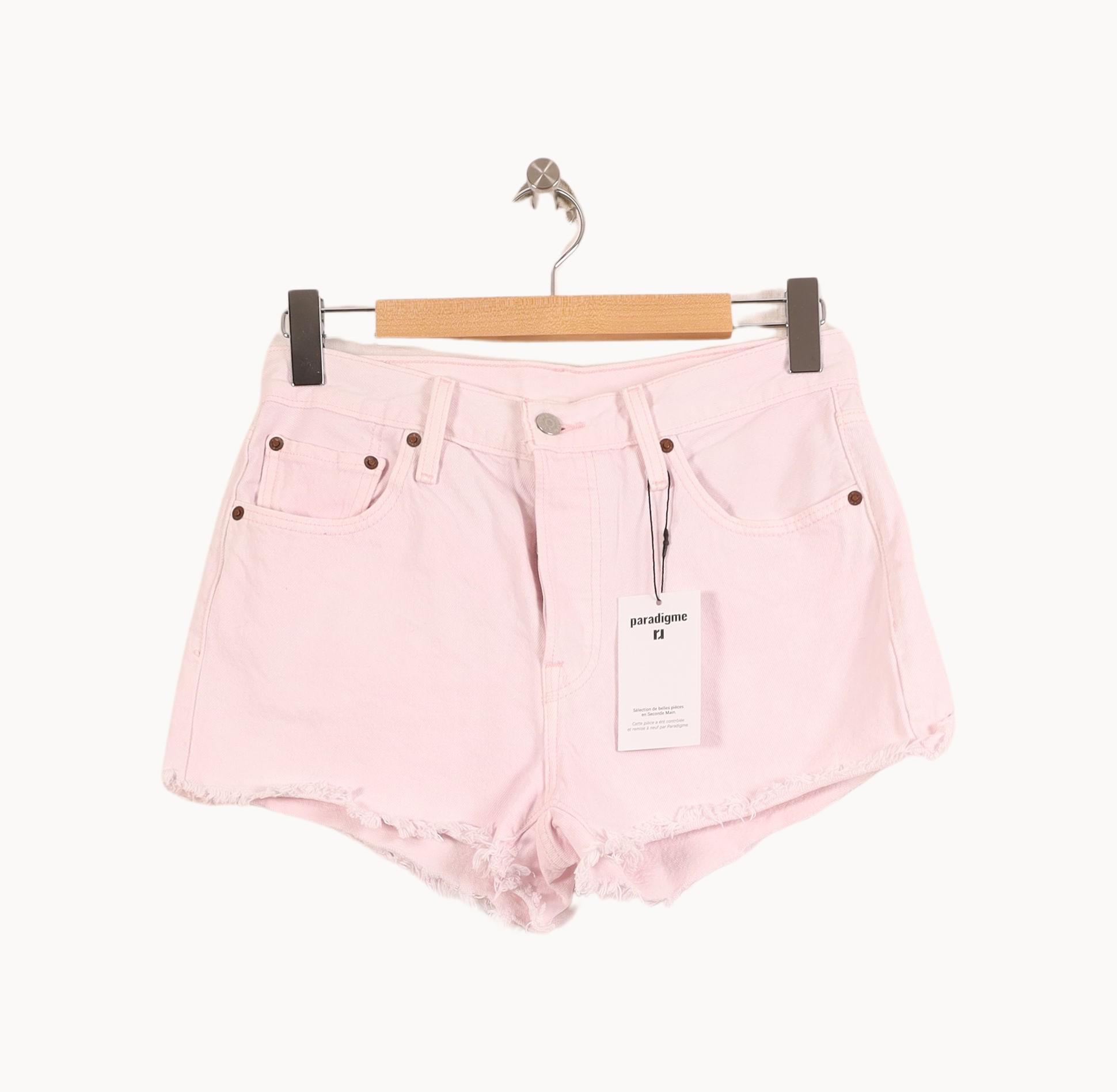 Shorts LEVI'S - Seconde main Pink