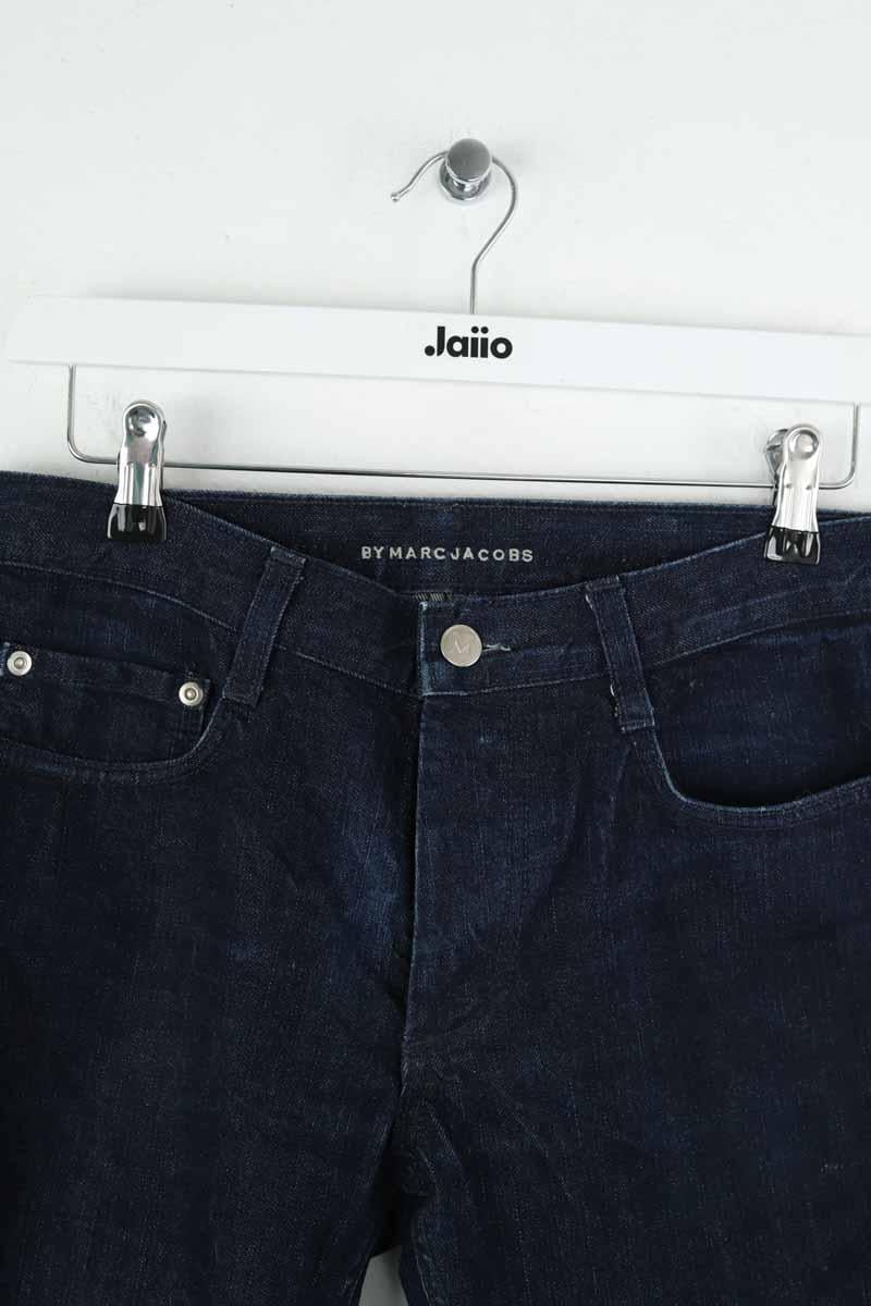 Cotton straight jeans MARC JACOBS - Seconde Main Blue