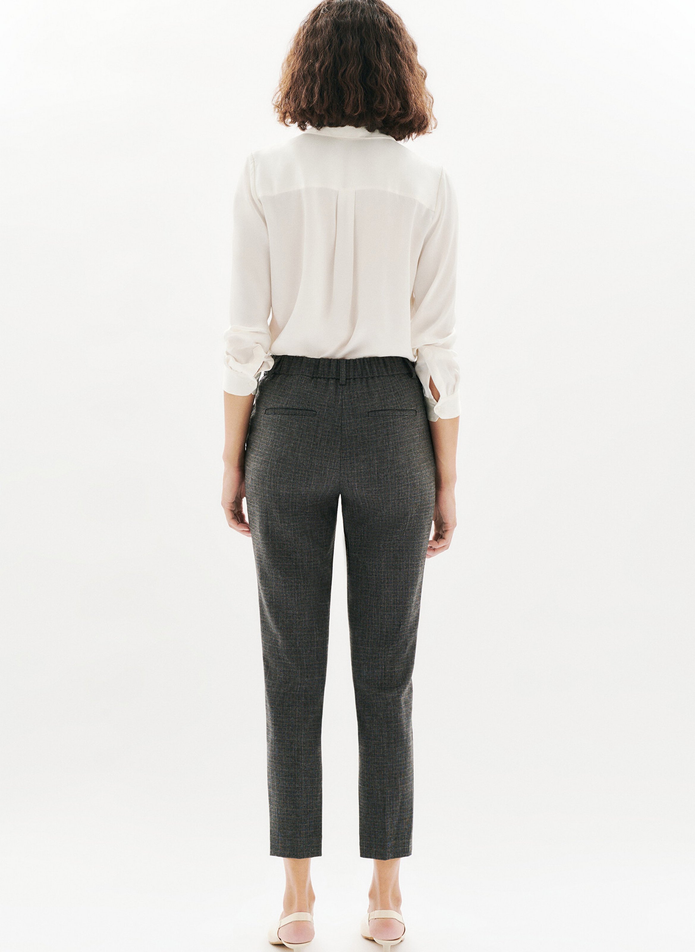 Pantalon droit  CAROLL Gris