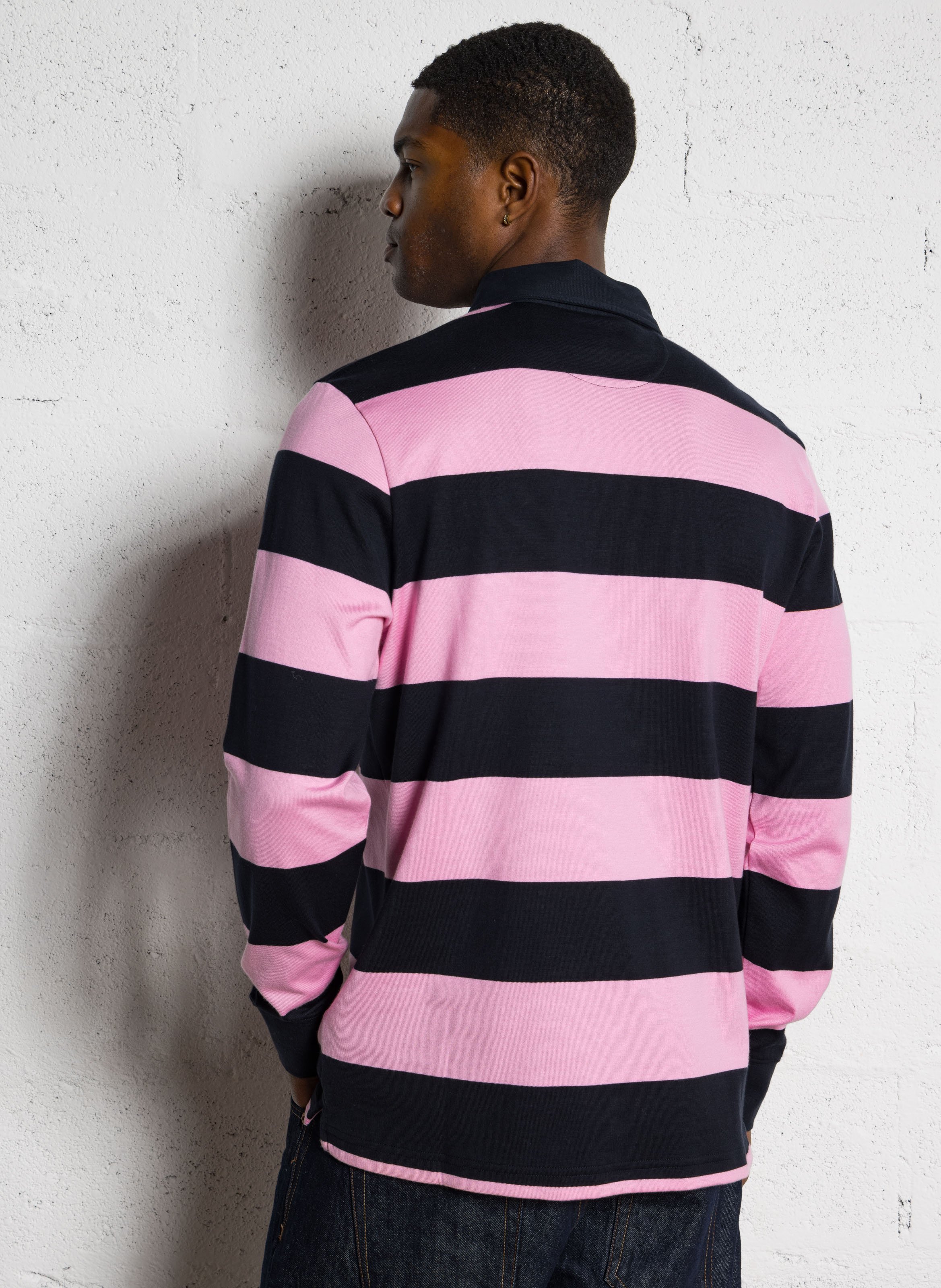Polo droit en coton EDEN PARK Rose