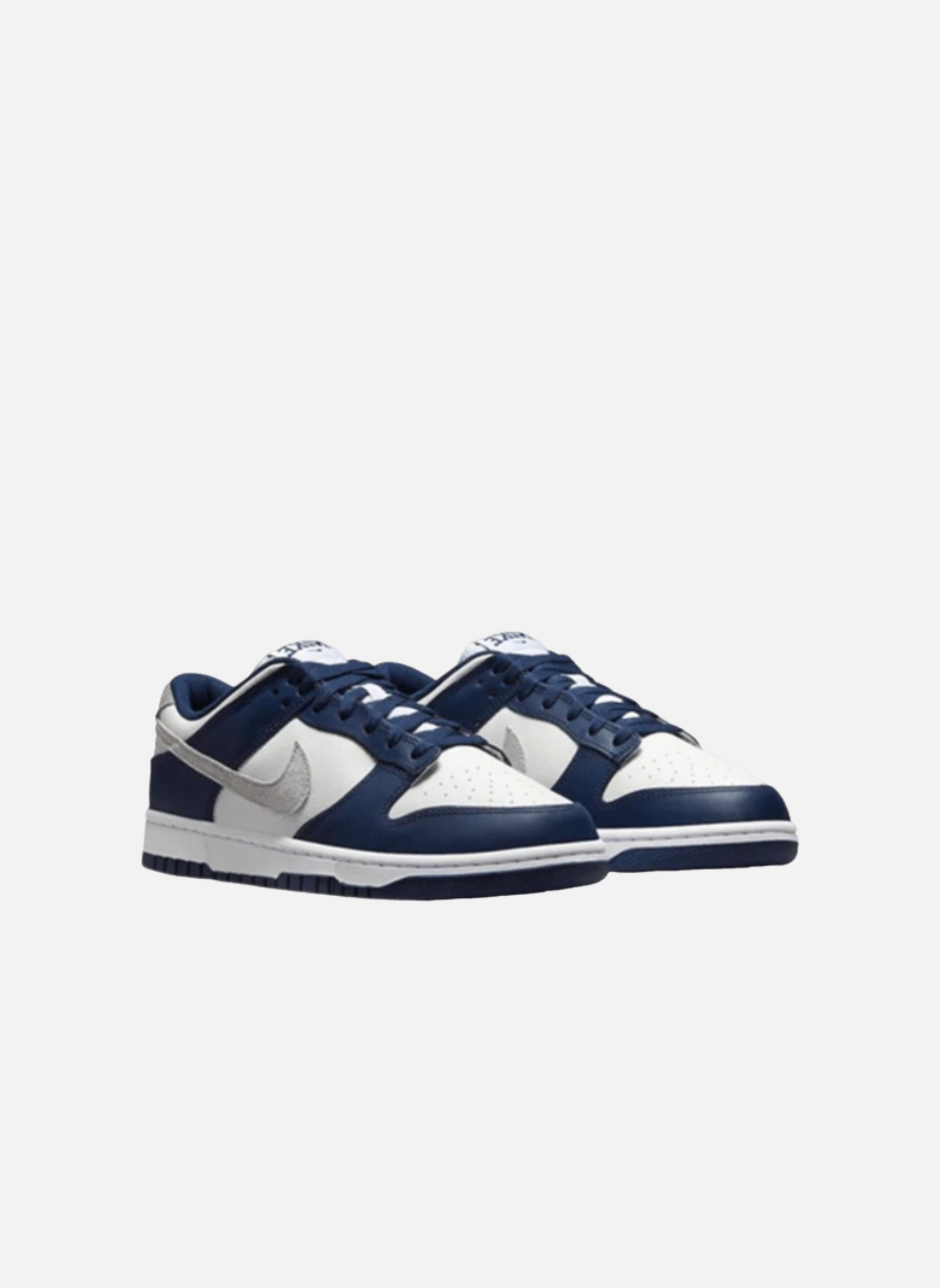 Leather low-top sneakers NIKE White