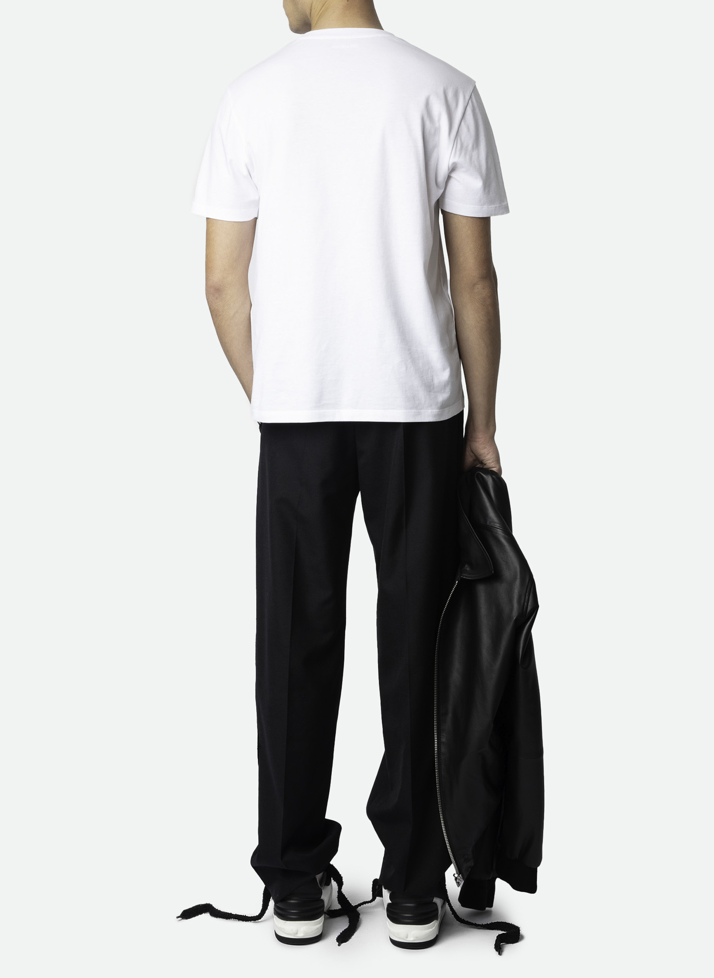 Tee-shirt droit en coton bio ZADIG&VOLTAIRE Blanc