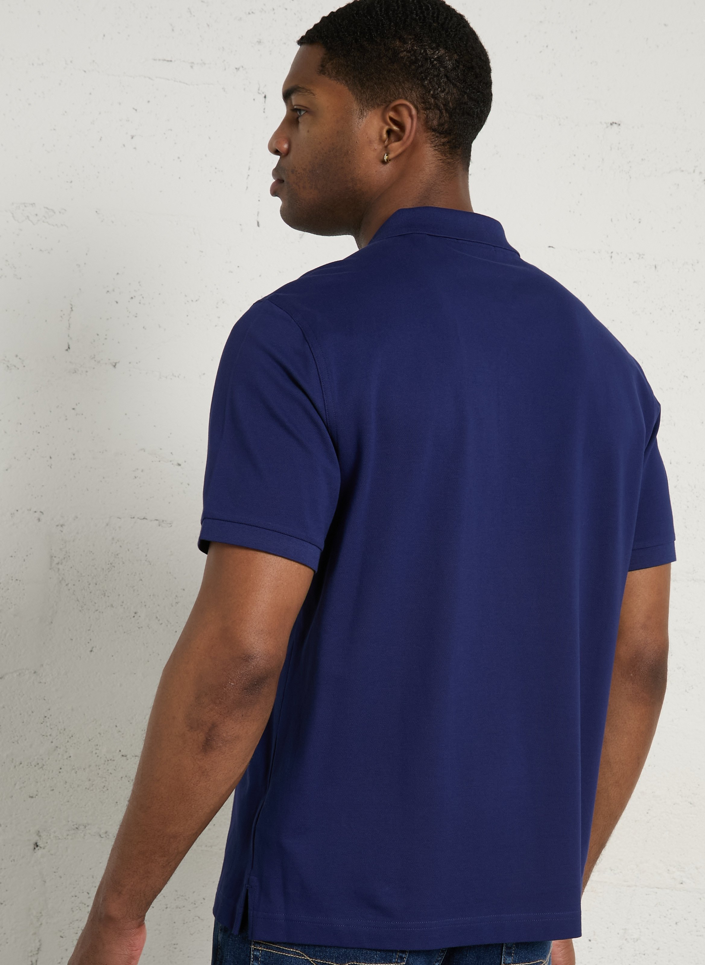 Cotton polo shirt GANT Blue