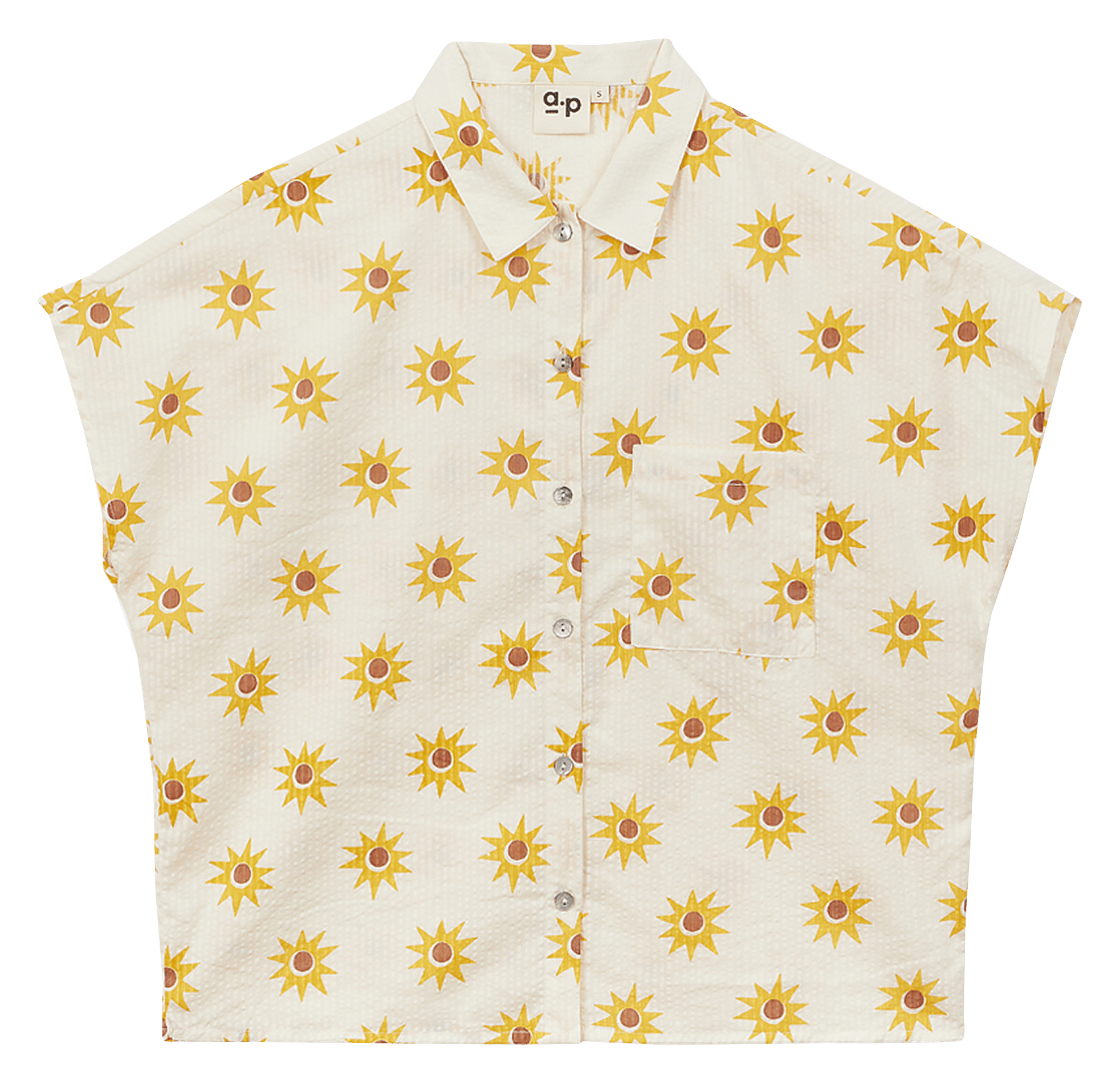 Colonel - Einfarbiges Hemd A.P Gelb