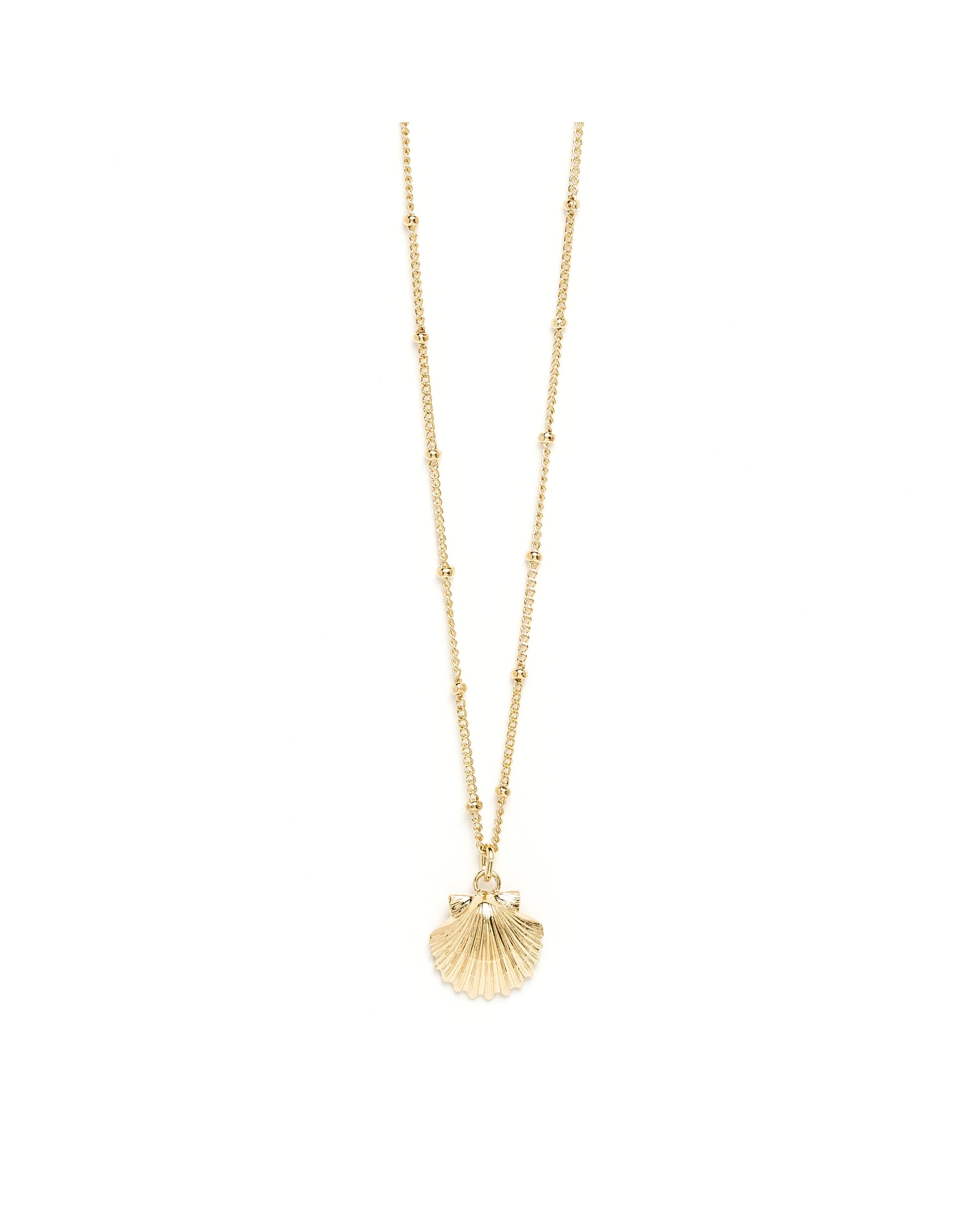 Gold-plated seashell necklace MONSIEUR SIMONE