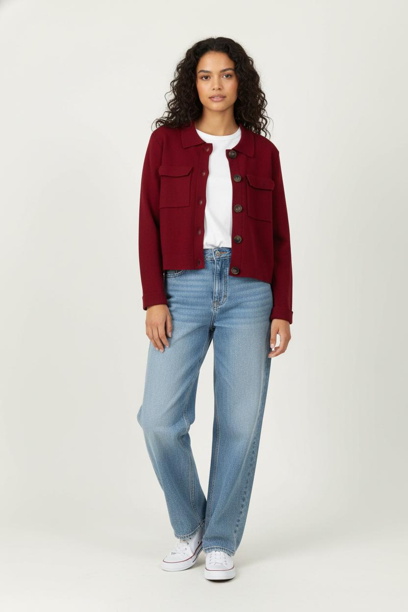 Cardigan SEZANE - Seconde main Rouge