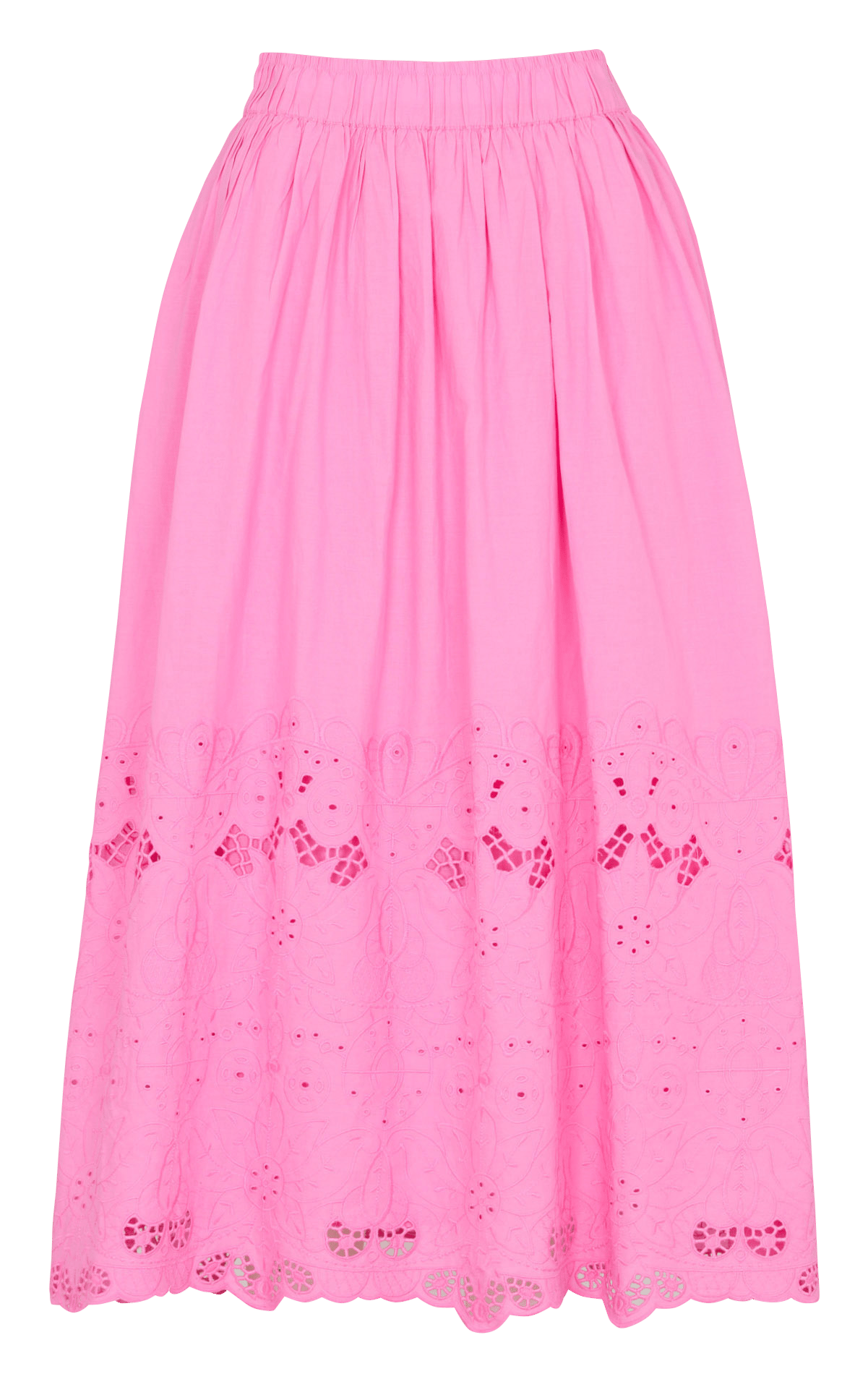 Jupe évasée en coton  MAISON 123 Rose