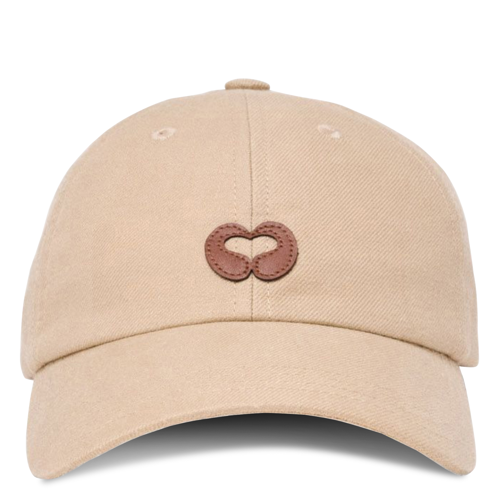 Casquette avec logo MAJE Beige