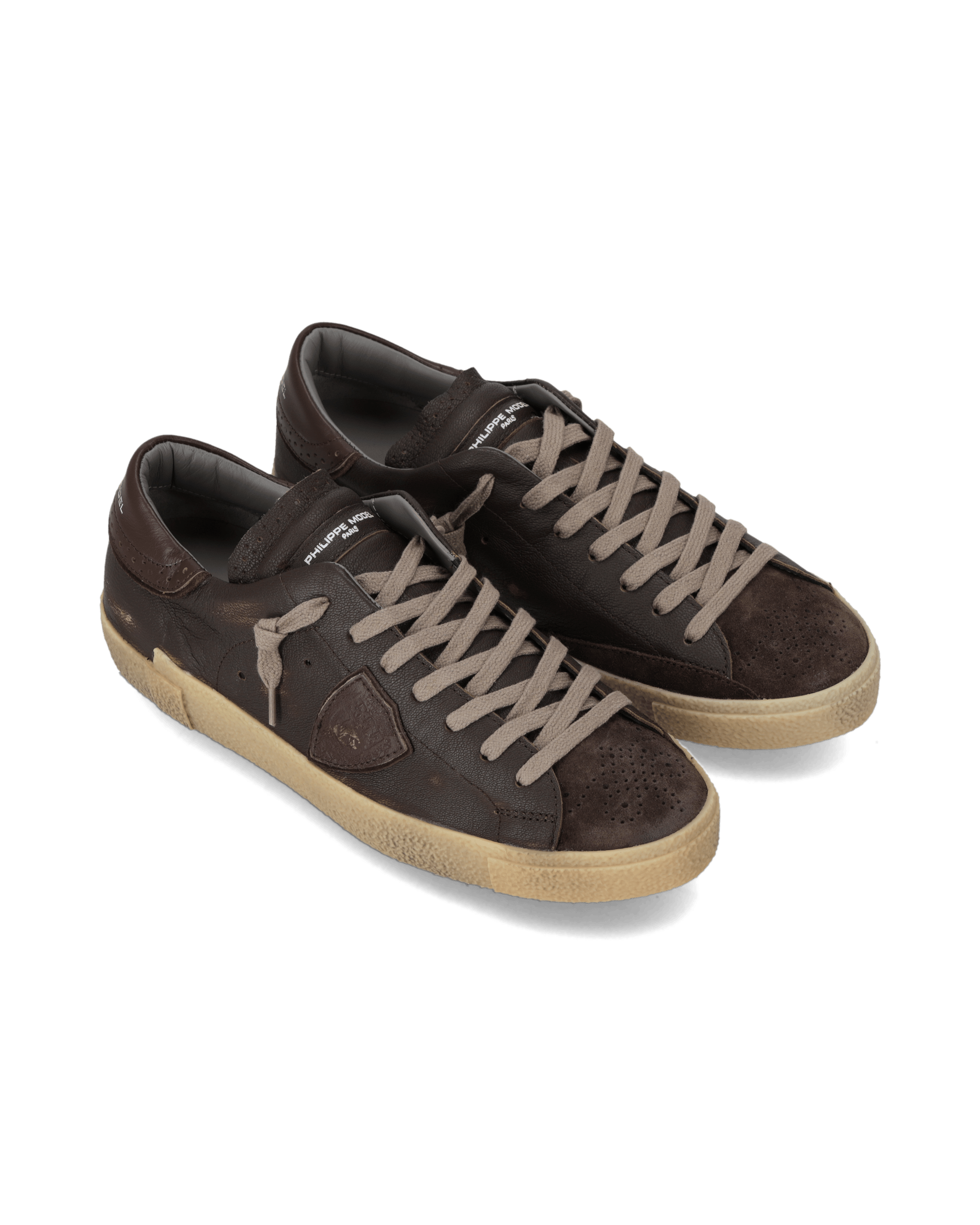 Tennis sneakers. PHILIPPE MODEL Brown