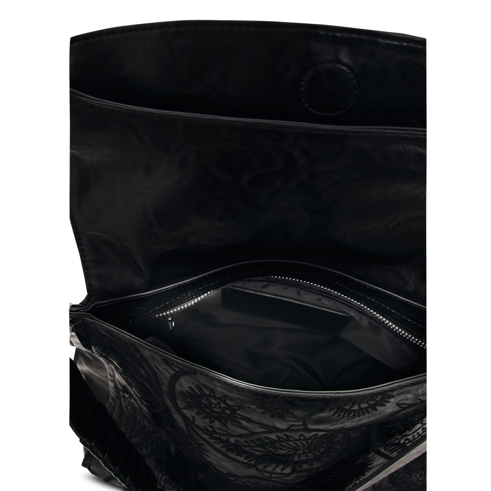 Sac à dos brodé DESIGUAL Noir