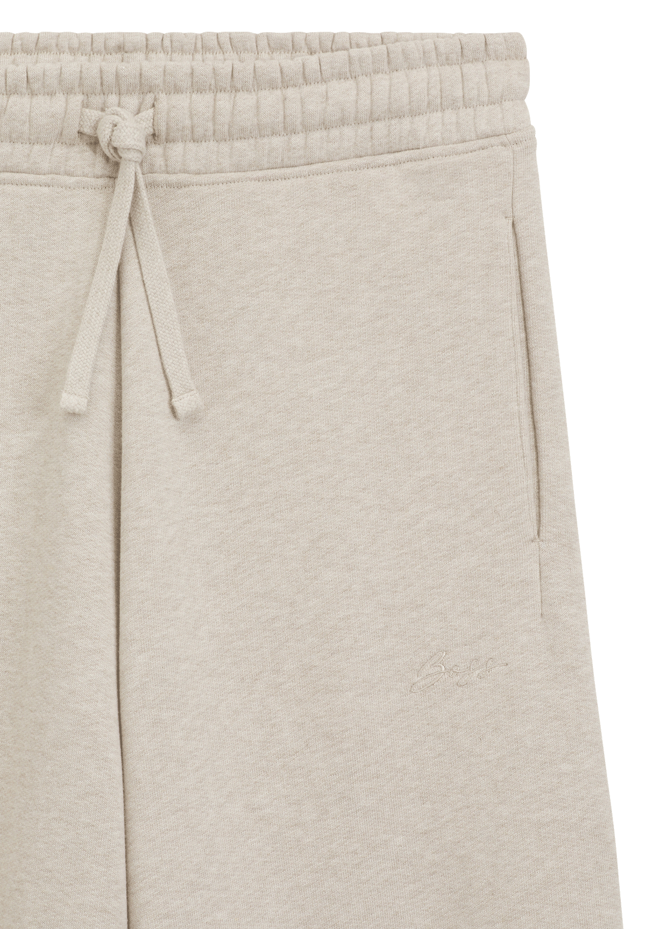 Straight-leg cotton-blend pants BOSS Khaki
