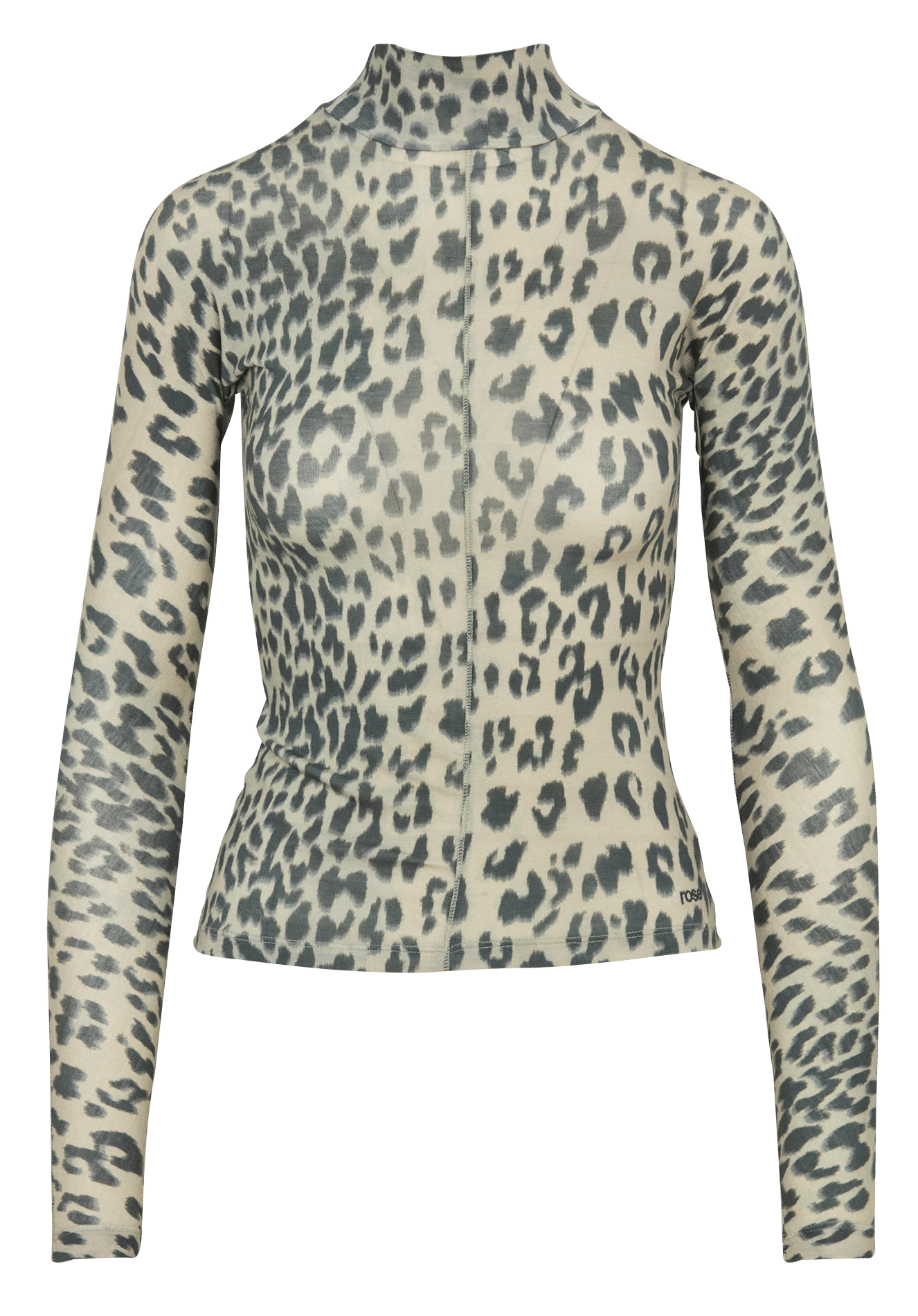 Eng anliegendes bedrucktes T-Shirt BELLEROSE Grau