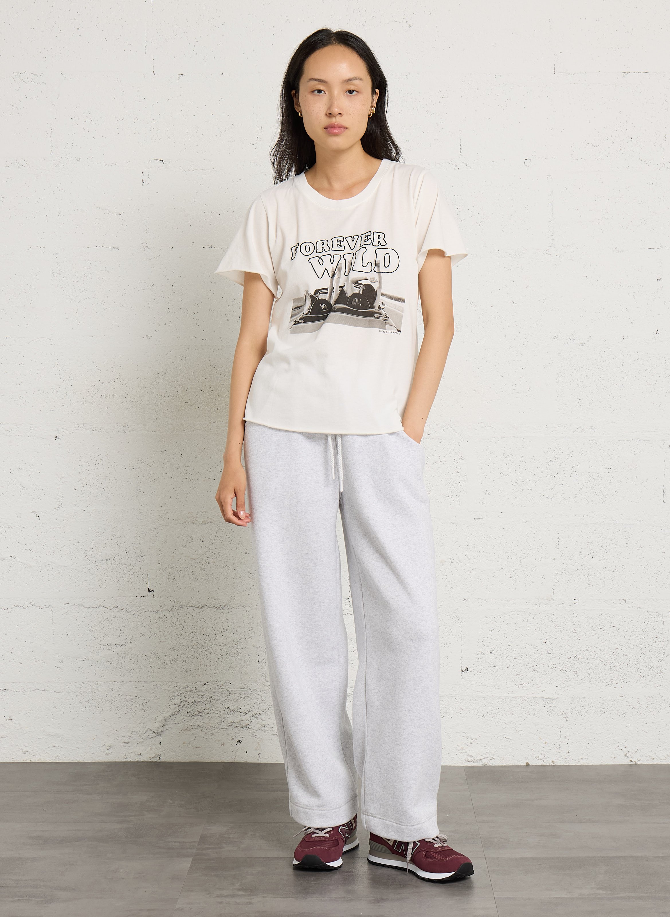 Straight-leg track pants AMERICAN VINTAGE Grey