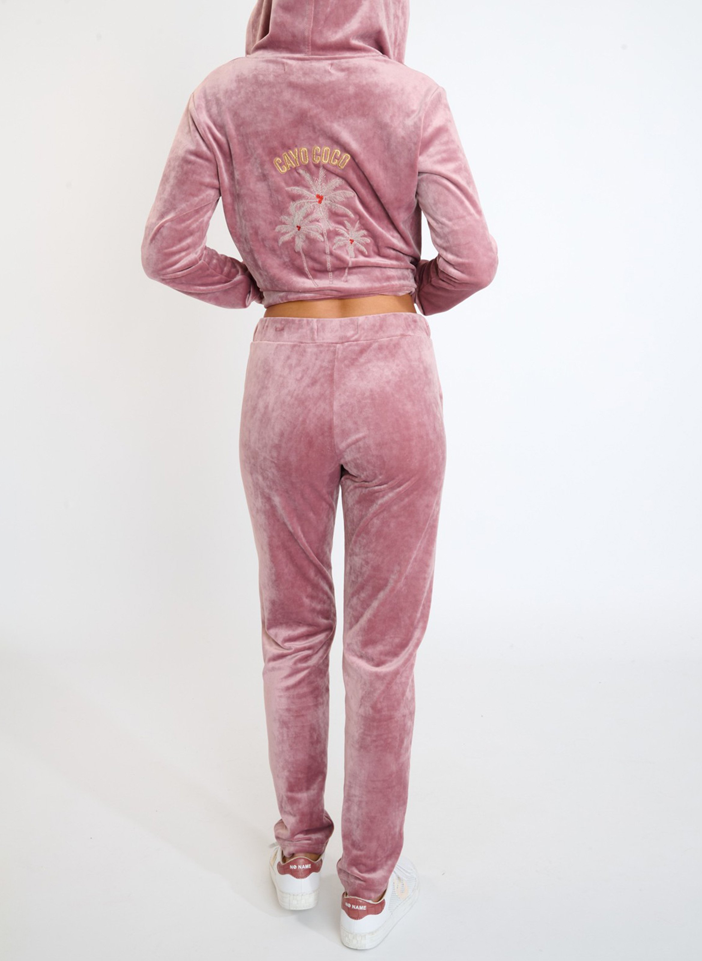 Velour joggers | Purple BANANA MOON Women