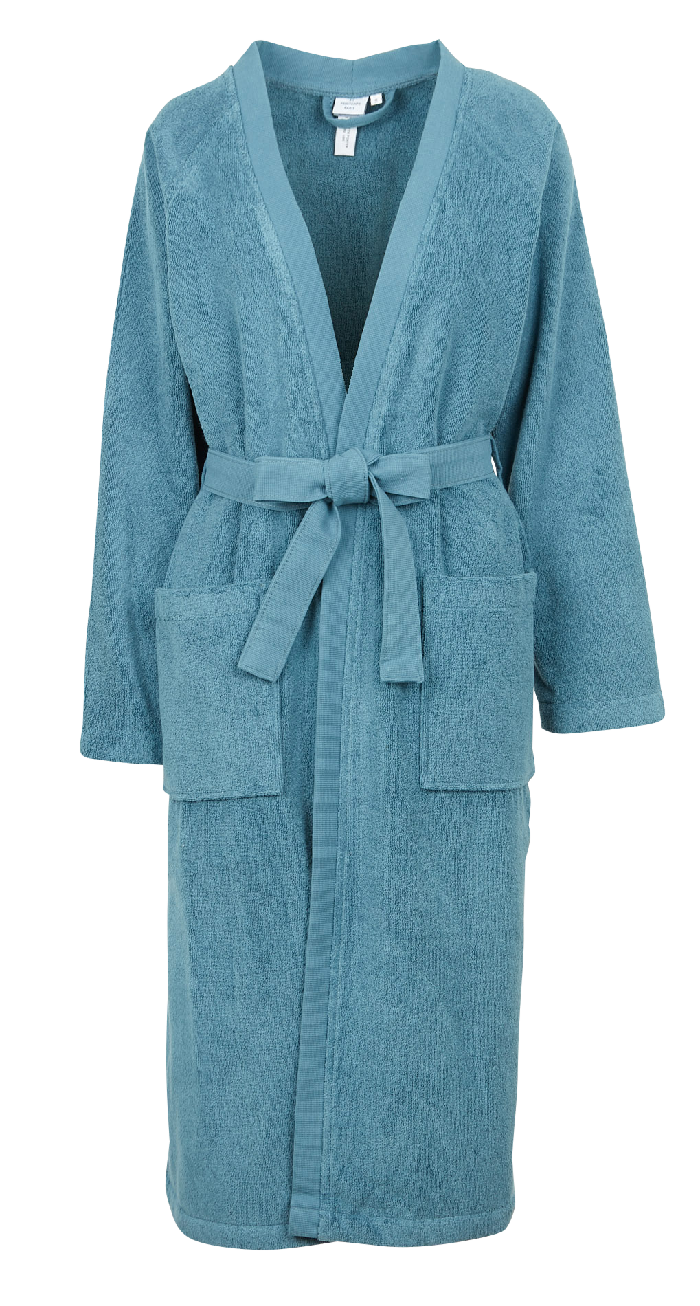 Peignoir de bain en coton AU PRINTEMPS PARIS MAISON Bleu