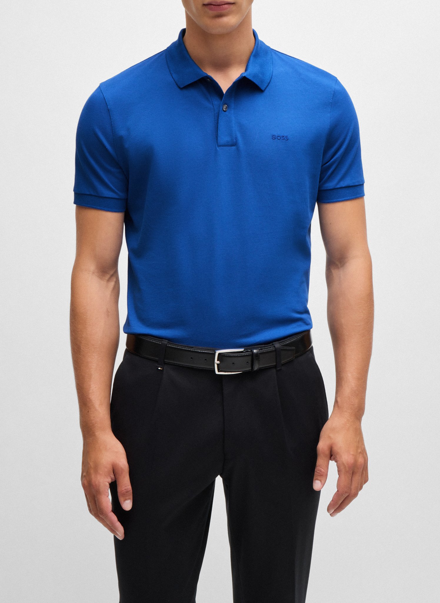 Regular-fit organic cotton polo shirt BOSS