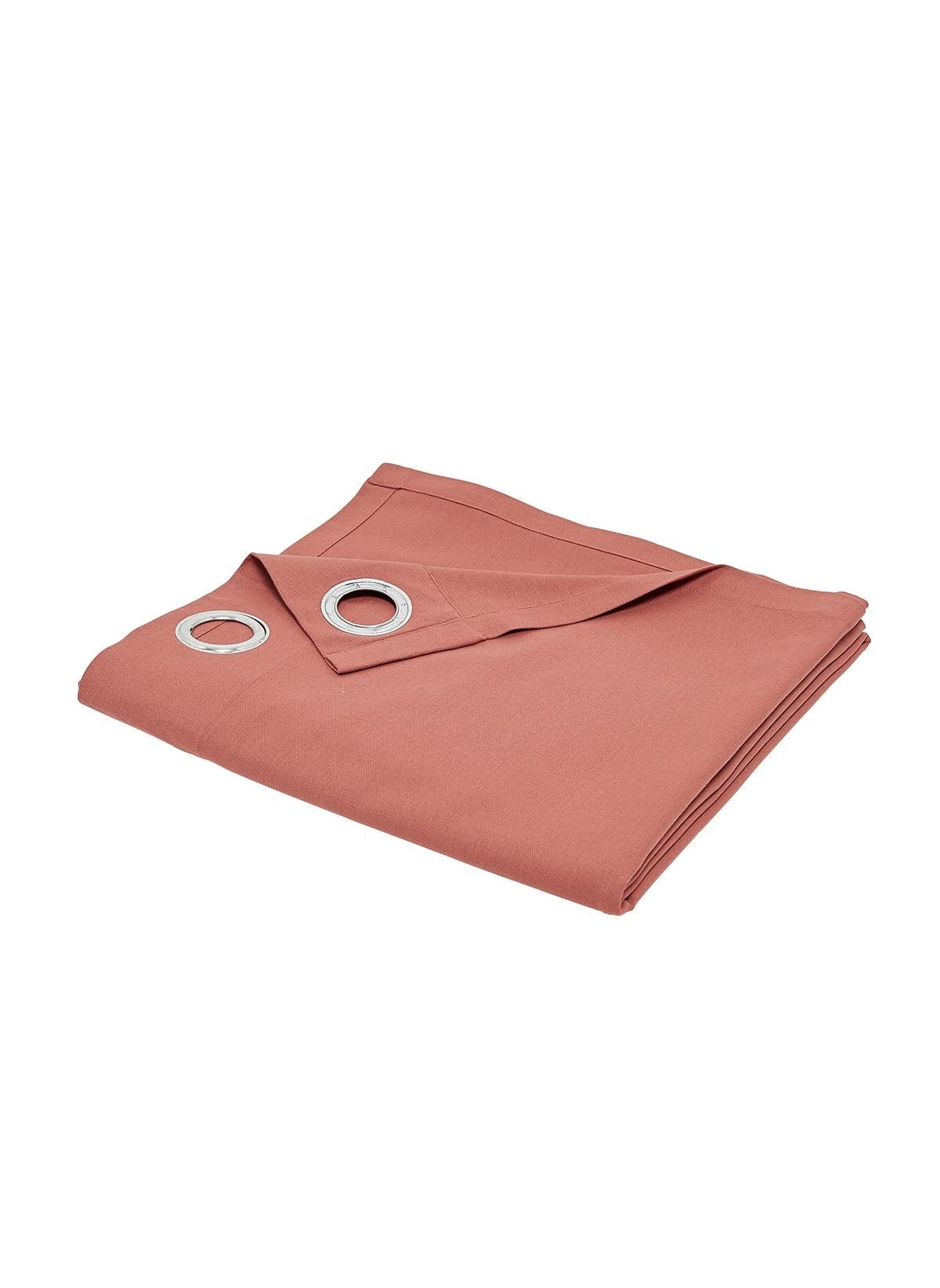 Cotton eyelet curtain TODAY LINGE DE MAISON Red