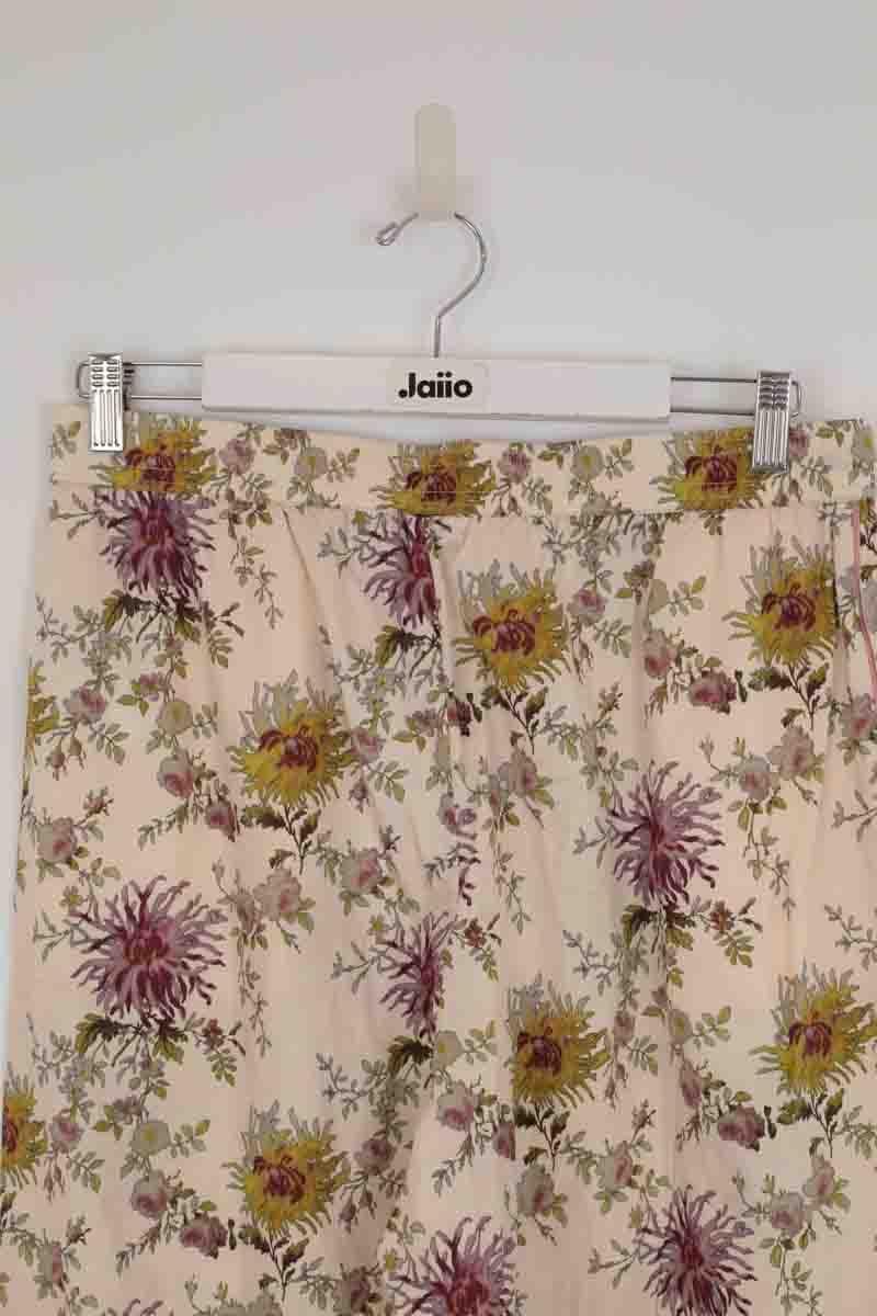 Wide cotton trousers  LK BENNETT - Seconde Main Beige