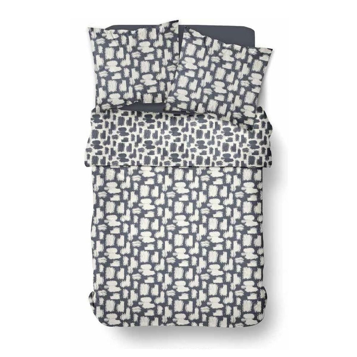 Printed cotton bed set TODAY LINGE DE MAISON White