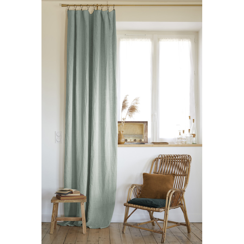 Blackout and Thermal Curtains L'EFFET PAPILLON Blue