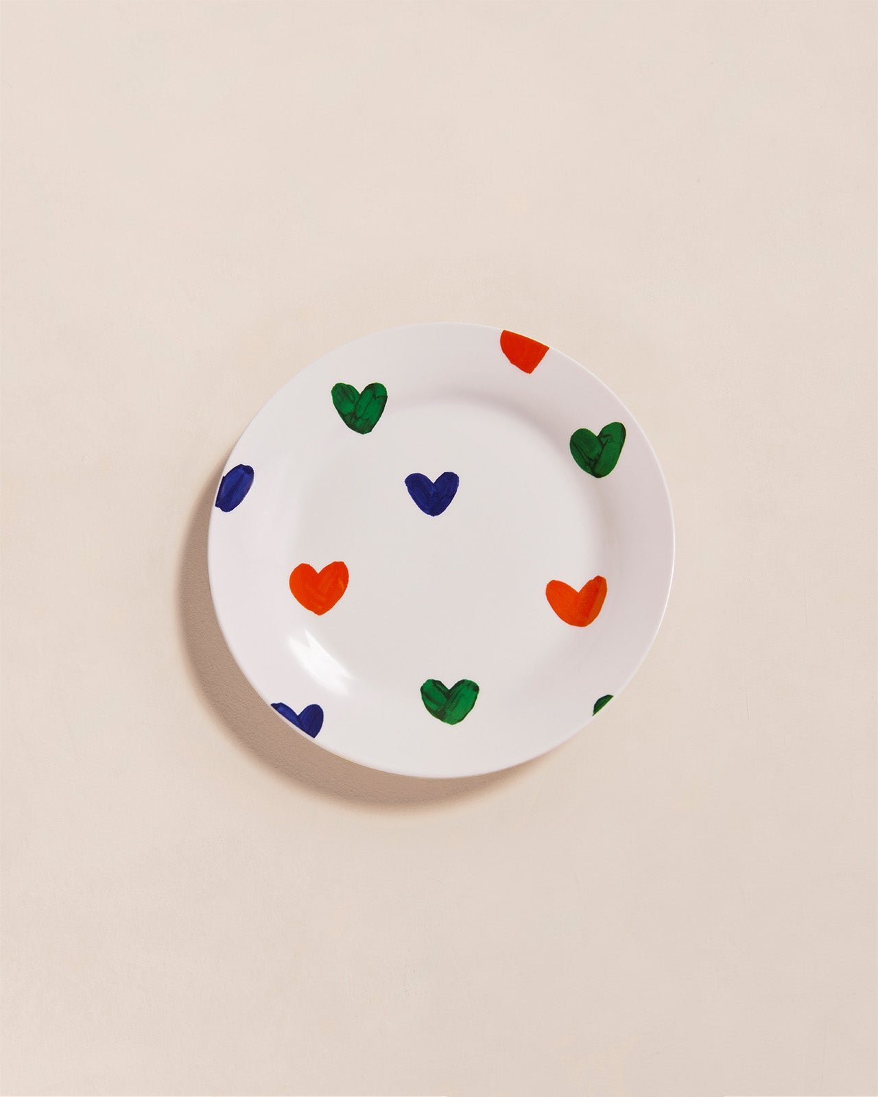 Heart-shaped dessert plate EMOI EMOI White