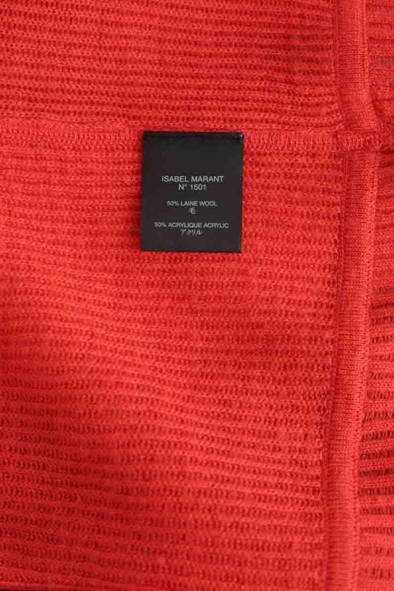Chip wool cardigan ISABEL MARANT ÉTOILE - SECONDE MAIN Orange