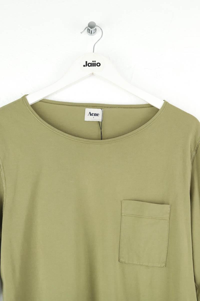 Cotton T-shirt ACNE STUDIOS - Seconde Main Khaki