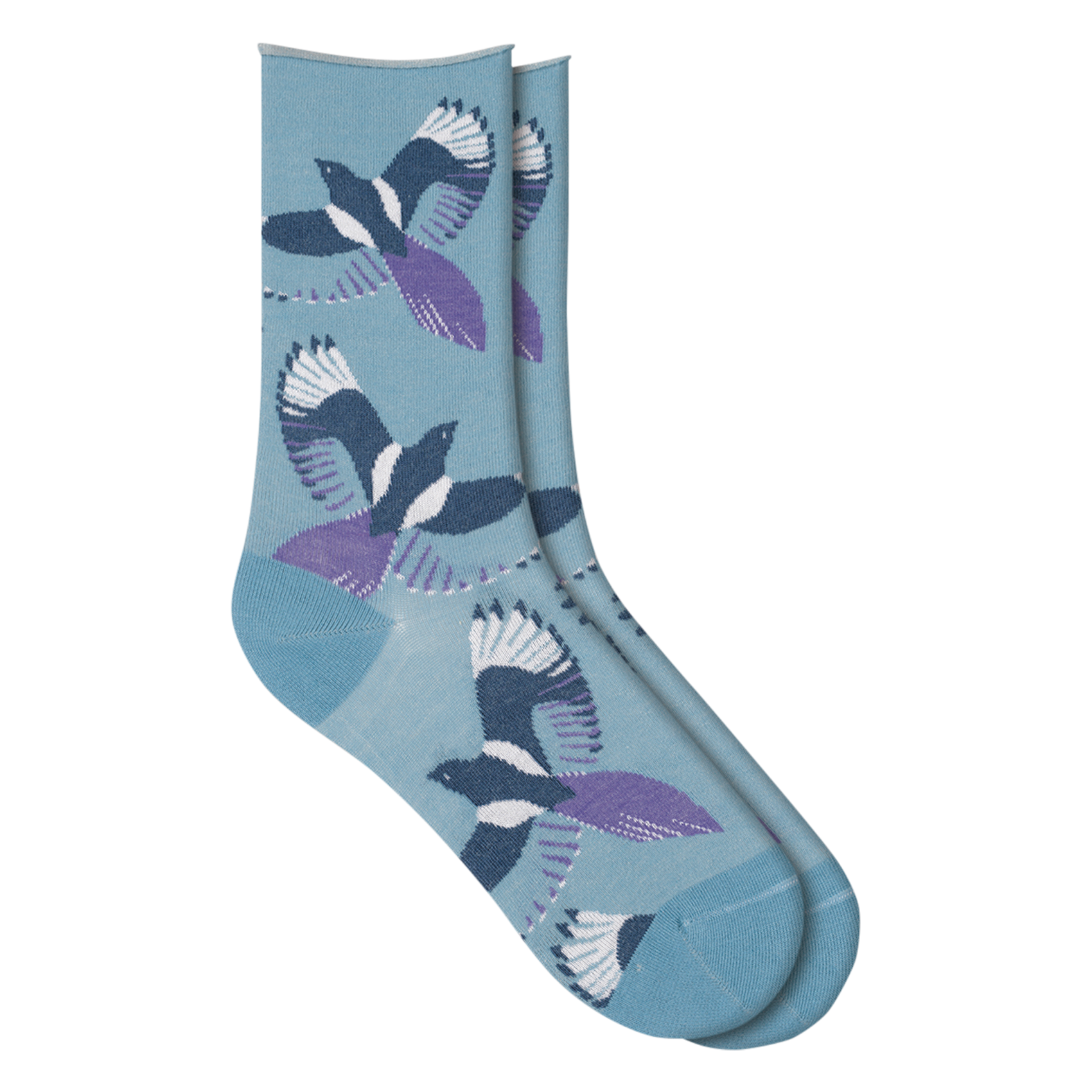 Cotton-blend crew socks BLEUFORET