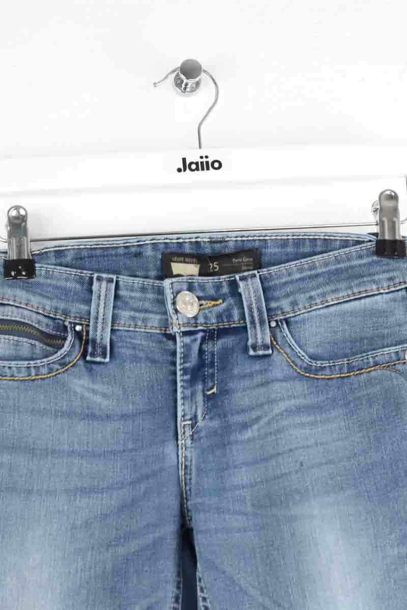 Cotton straight jeans LEVI'S - Seconde main Blue